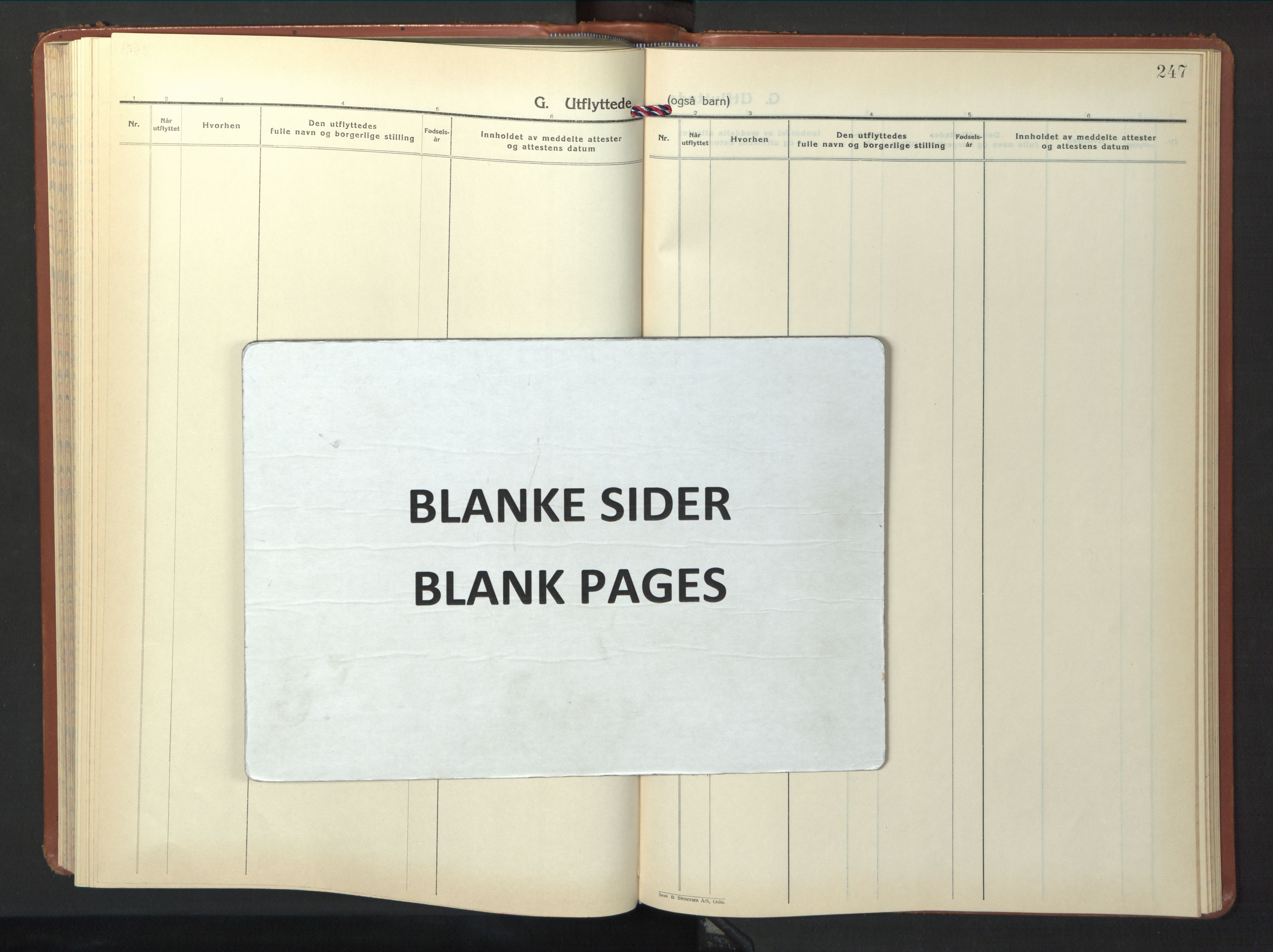 Ministerialprotokoller, klokkerbøker og fødselsregistre - Nord-Trøndelag, SAT/A-1458/774/L0631: Parish register (copy) no. 774C02, 1934-1950, p. 247