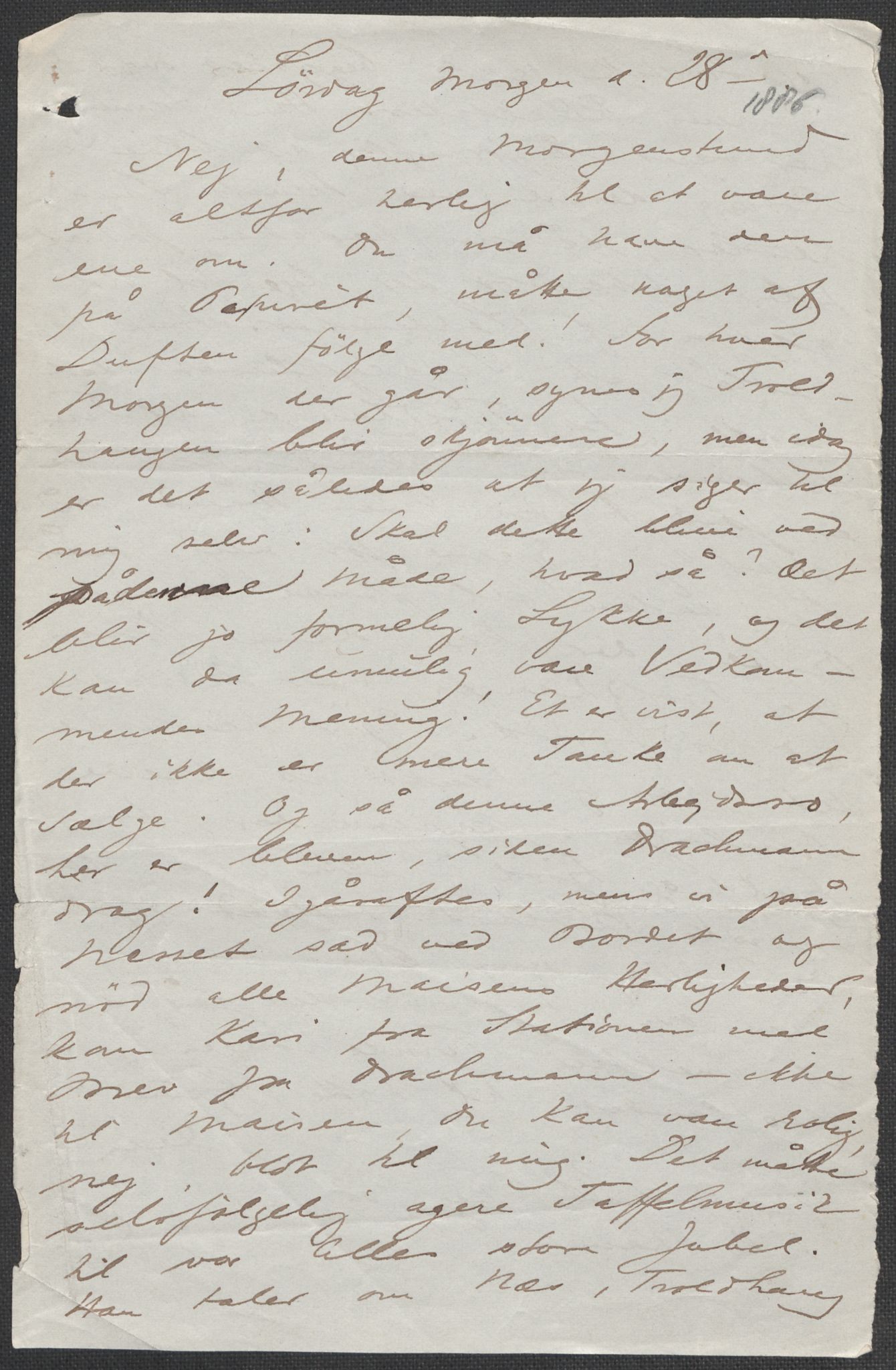 Beyer, Frants, AV/RA-PA-0132/F/L0001: Brev fra Edvard Grieg til Frantz Beyer og "En del optegnelser som kan tjene til kommentar til brevene" av Marie Beyer, 1872-1907, p. 202