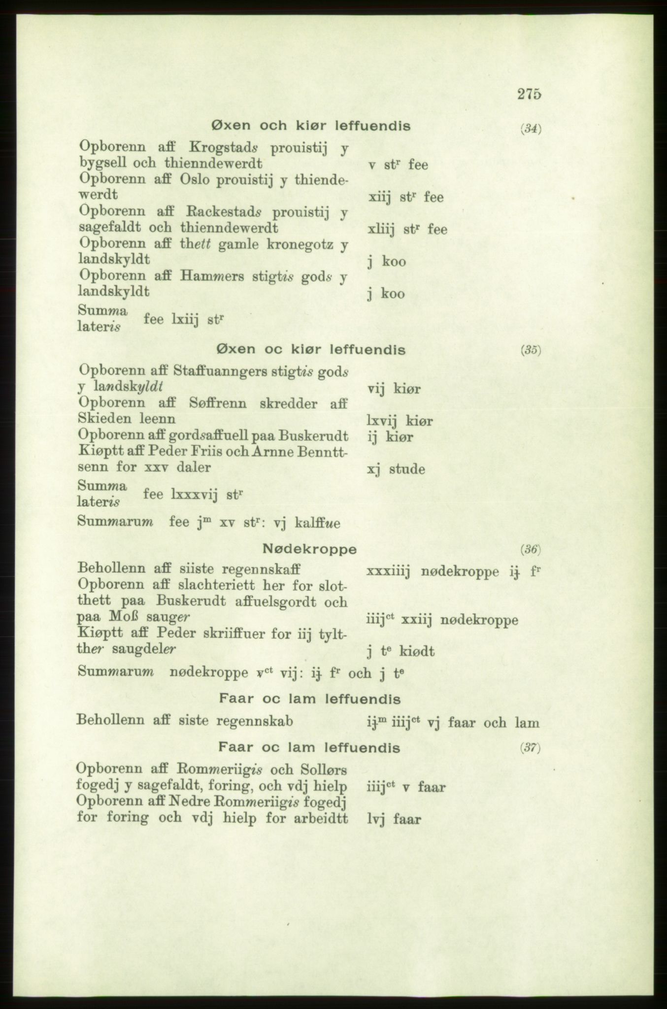 Publikasjoner utgitt av Arkivverket, PUBL/PUBL-001/C/0001: Bind 1: Rekneskap for Akershus len 1557-1558, 1557-1558, p. 275