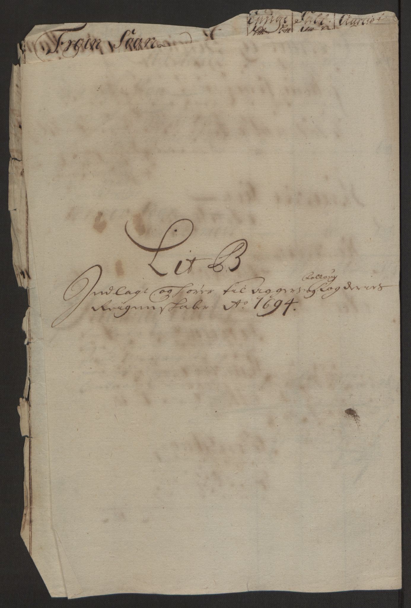 Rentekammeret inntil 1814, Reviderte regnskaper, Fogderegnskap, RA/EA-4092/R10/L0438: Fogderegnskap Aker og Follo, 1694, p. 69