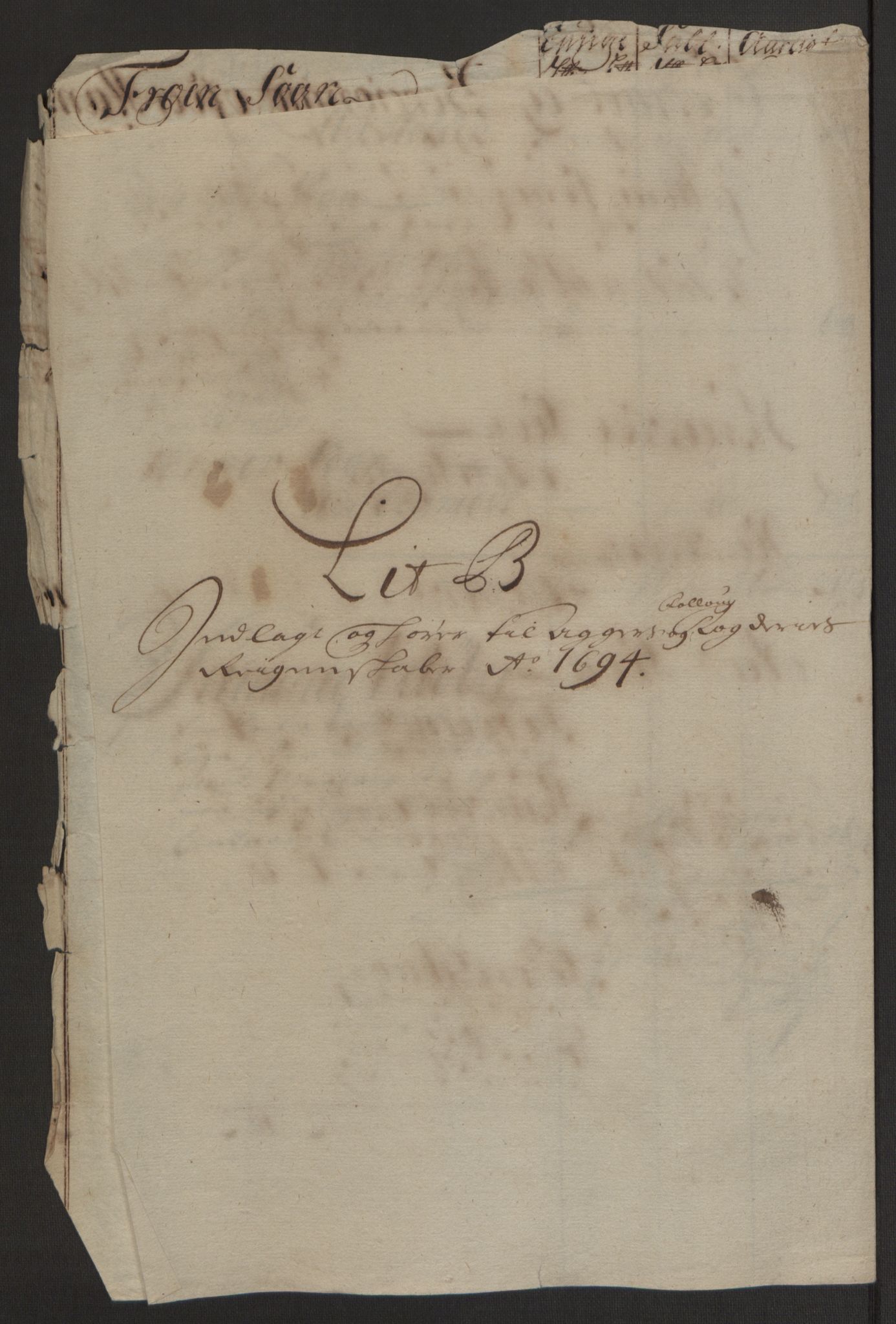 Rentekammeret inntil 1814, Reviderte regnskaper, Fogderegnskap, AV/RA-EA-4092/R10/L0438: Fogderegnskap Aker og Follo, 1694, p. 69
