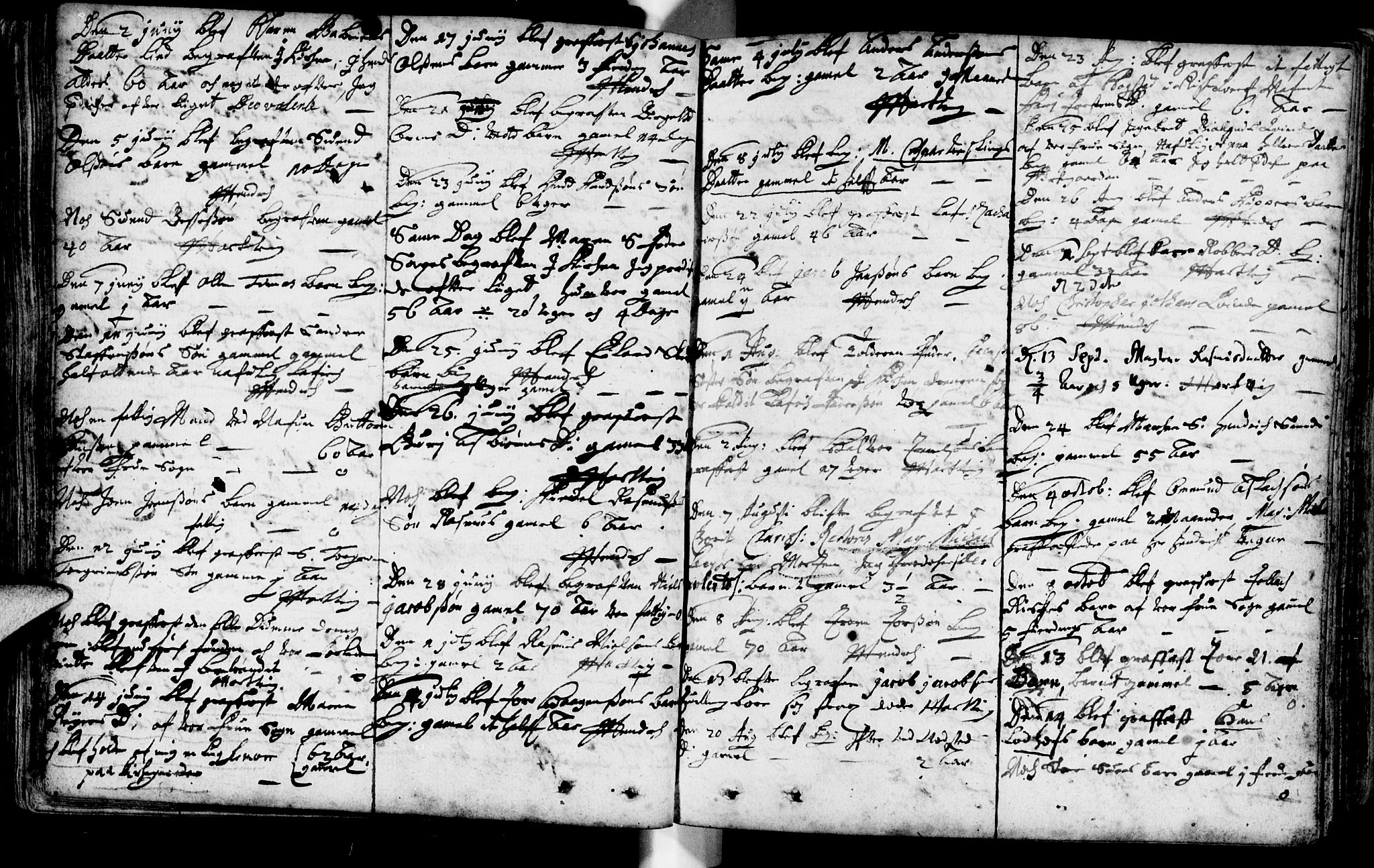 Domkirken sokneprestkontor, SAST/A-101812/001/30/30BA/L0001: Parish register (official) no. A 1 /1, 1688-1727