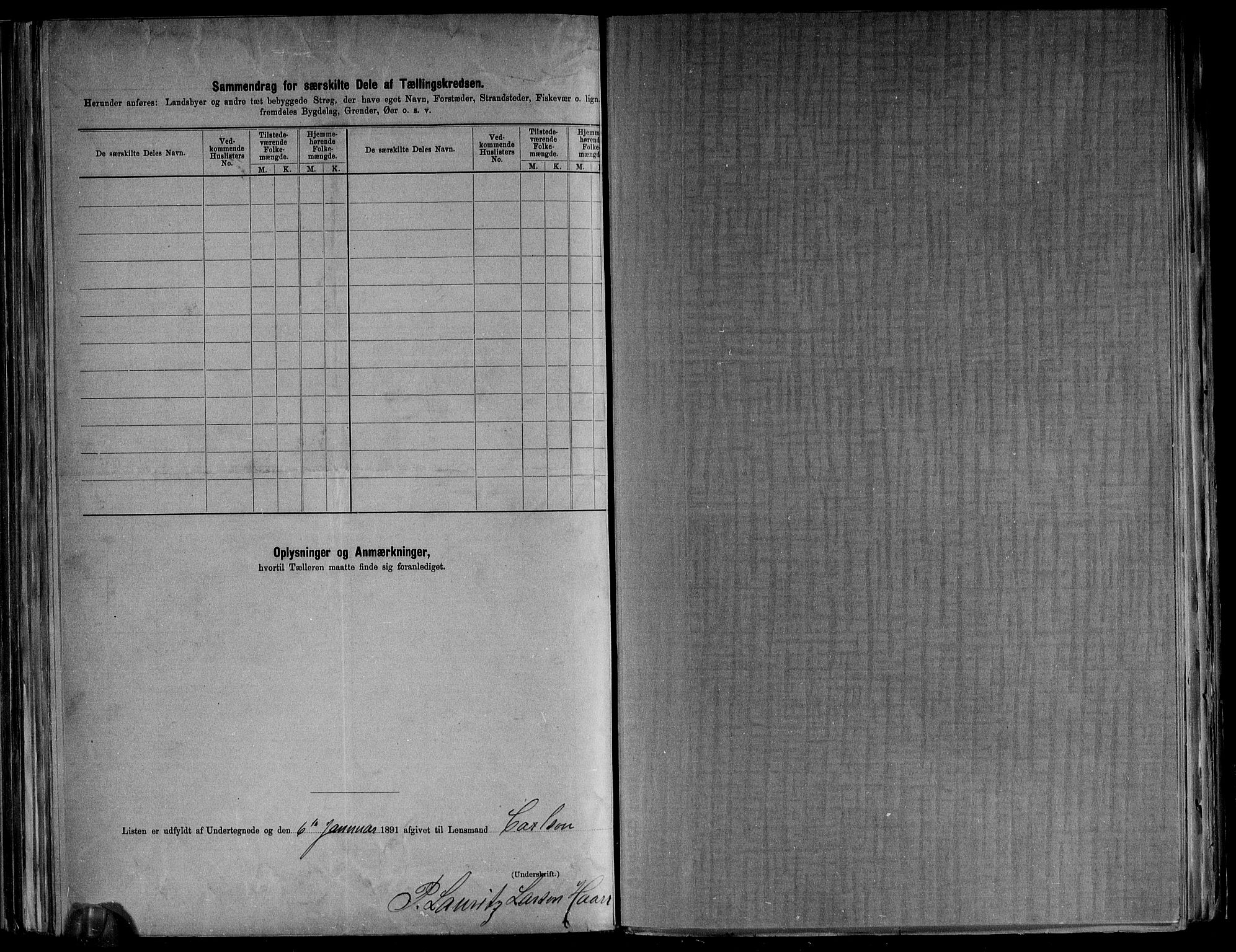 RA, 1891 census for 1119 Hå, 1891, p. 38