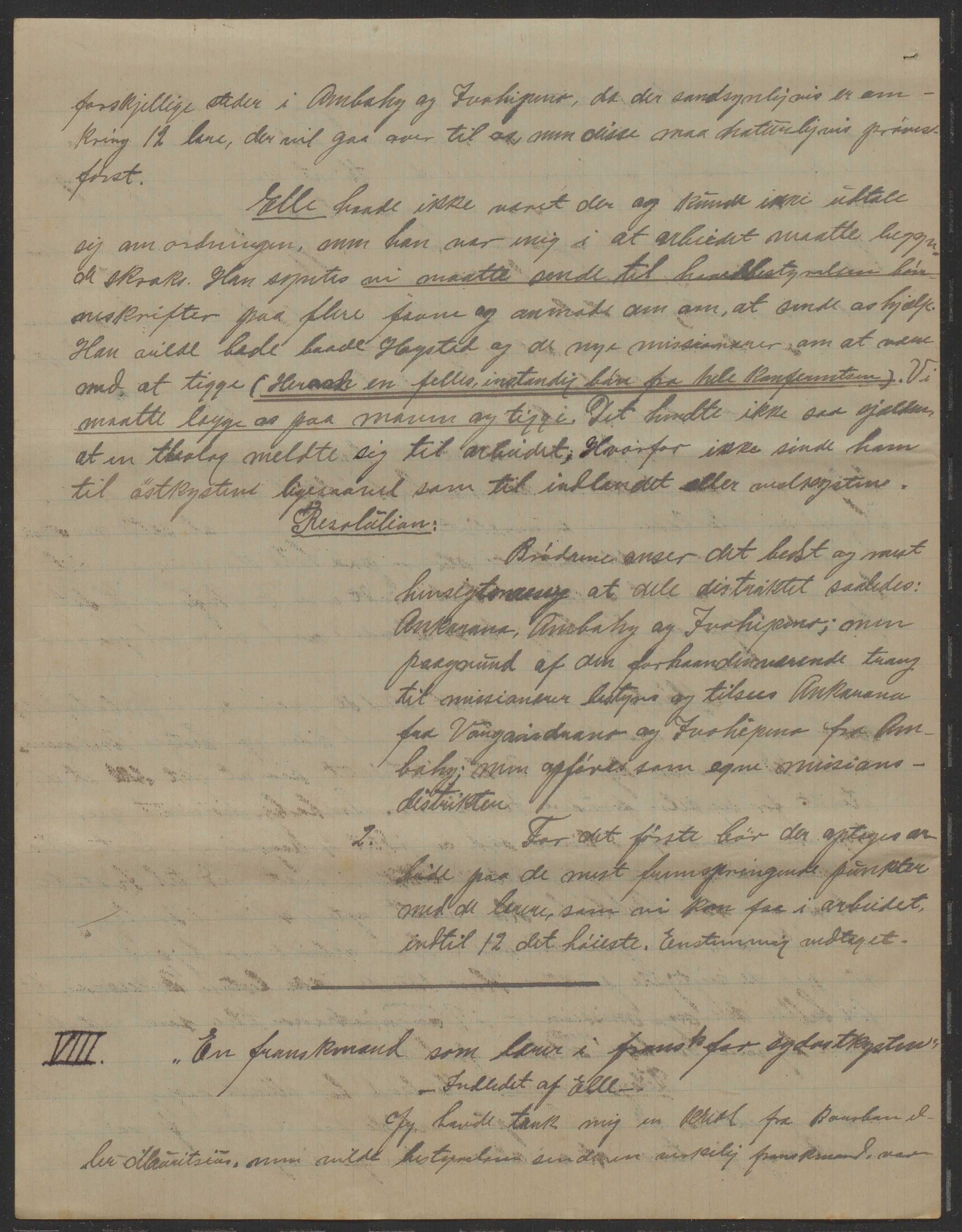 Det Norske Misjonsselskap - hovedadministrasjonen, VID/MA-A-1045/D/Da/Daa/L0042/0005: Konferansereferat og årsberetninger / Konferansereferat fra Øst-Madagaskar., 1898