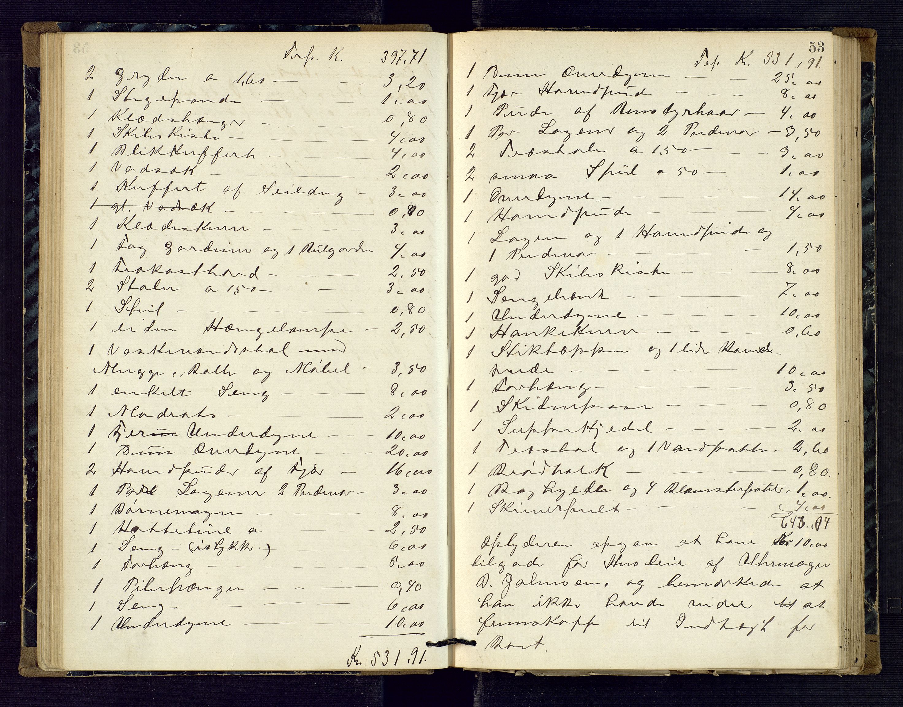 Risør byfogd, AV/SAK-1222-0005/H/Hc/L0004: Skifteprotokoll nr. 3B, 1882-1886, p. 53