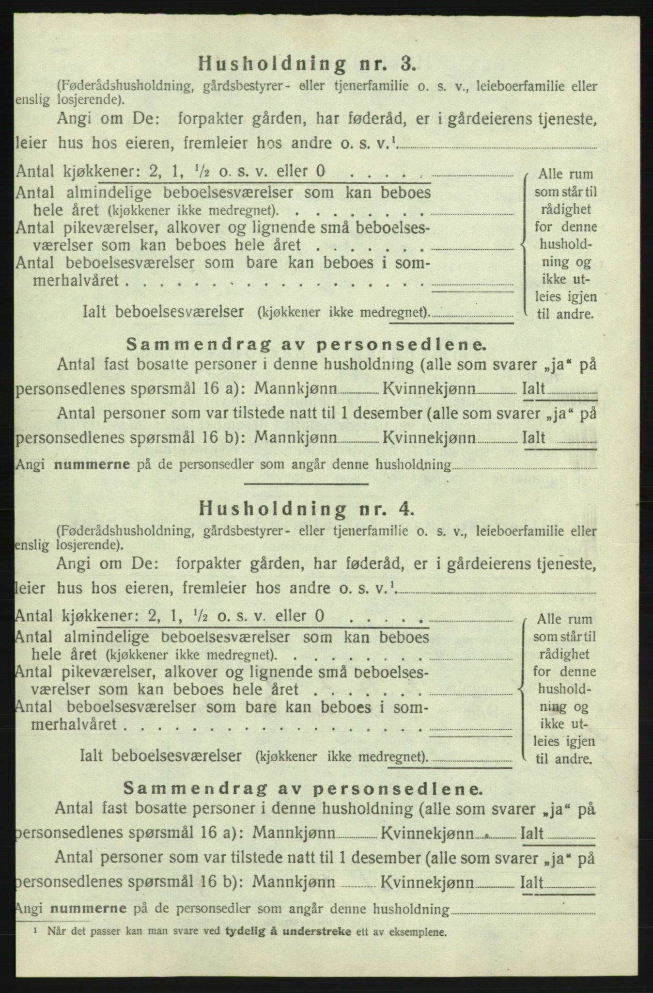 SAB, 1920 census for Skånevik, 1920, p. 1180