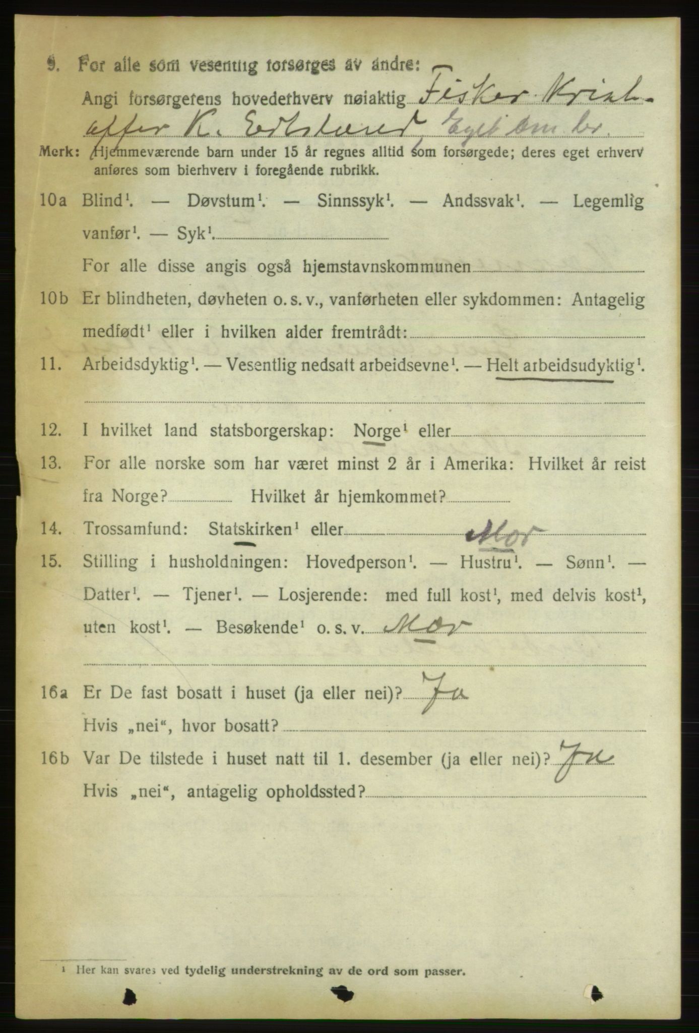 SAB, 1920 census for Skånevik, 1920, p. 7772