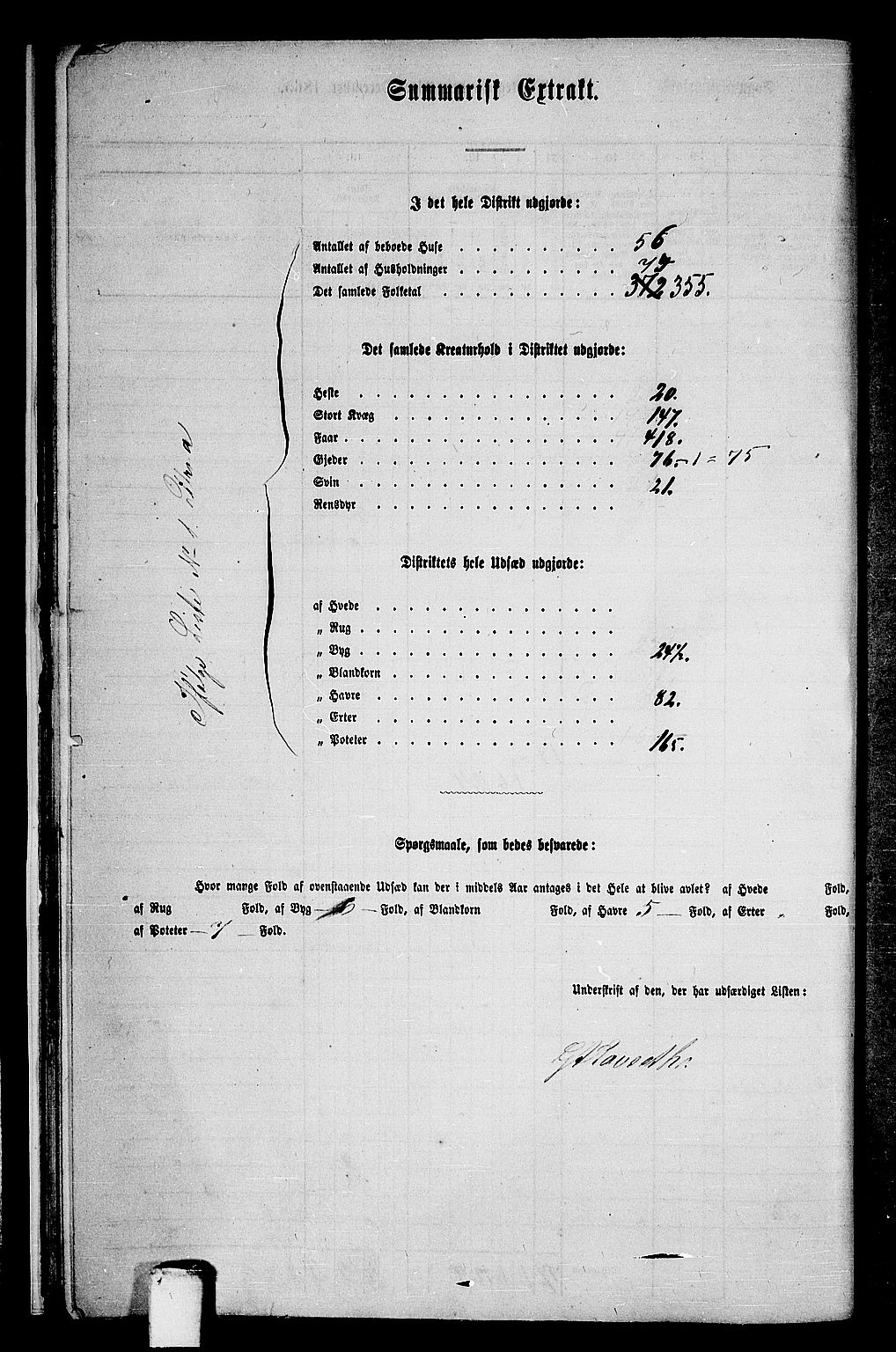 RA, 1865 census for Nærøy, 1865, p. 22