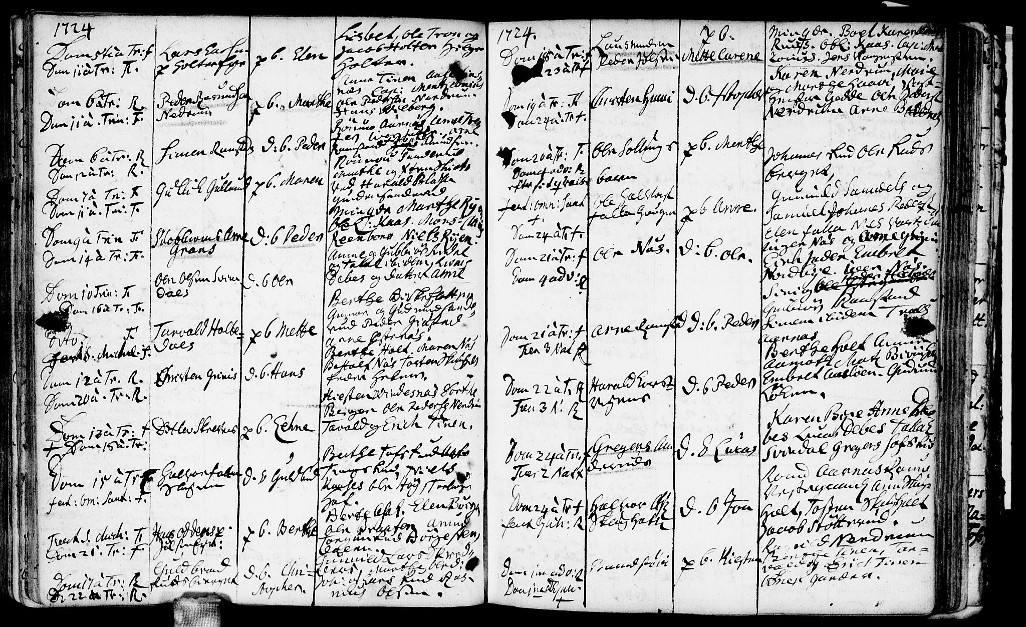 Fet prestekontor Kirkebøker, AV/SAO-A-10370a/F/Fa/L0001: Parish register (official) no. I 1, 1716-1751, p. 70