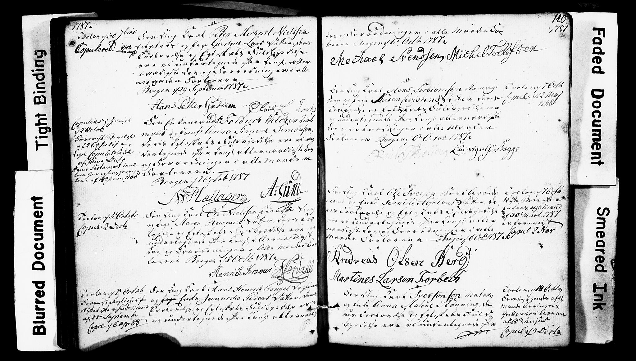 Domkirken sokneprestembete, AV/SAB-A-74801: Best man's statements no. II.5.1, 1767-1792, p. 140