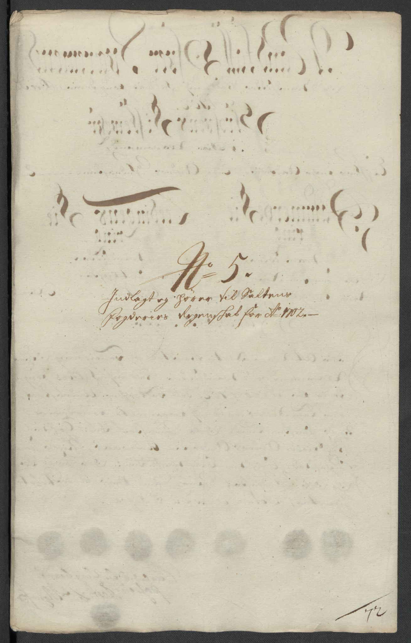 Rentekammeret inntil 1814, Reviderte regnskaper, Fogderegnskap, RA/EA-4092/R66/L4580: Fogderegnskap Salten, 1701-1706, p. 141