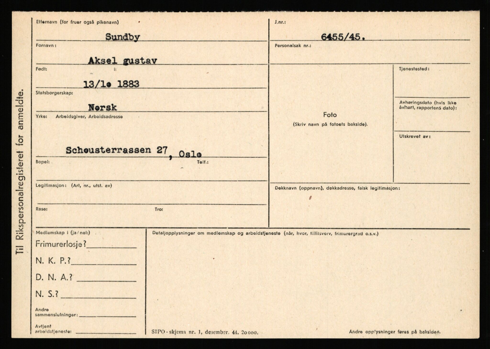 Statspolitiet - Hovedkontoret / Osloavdelingen, AV/RA-S-1329/C/Ca/L0014: Seterlien - Svartås, 1943-1945, p. 4736