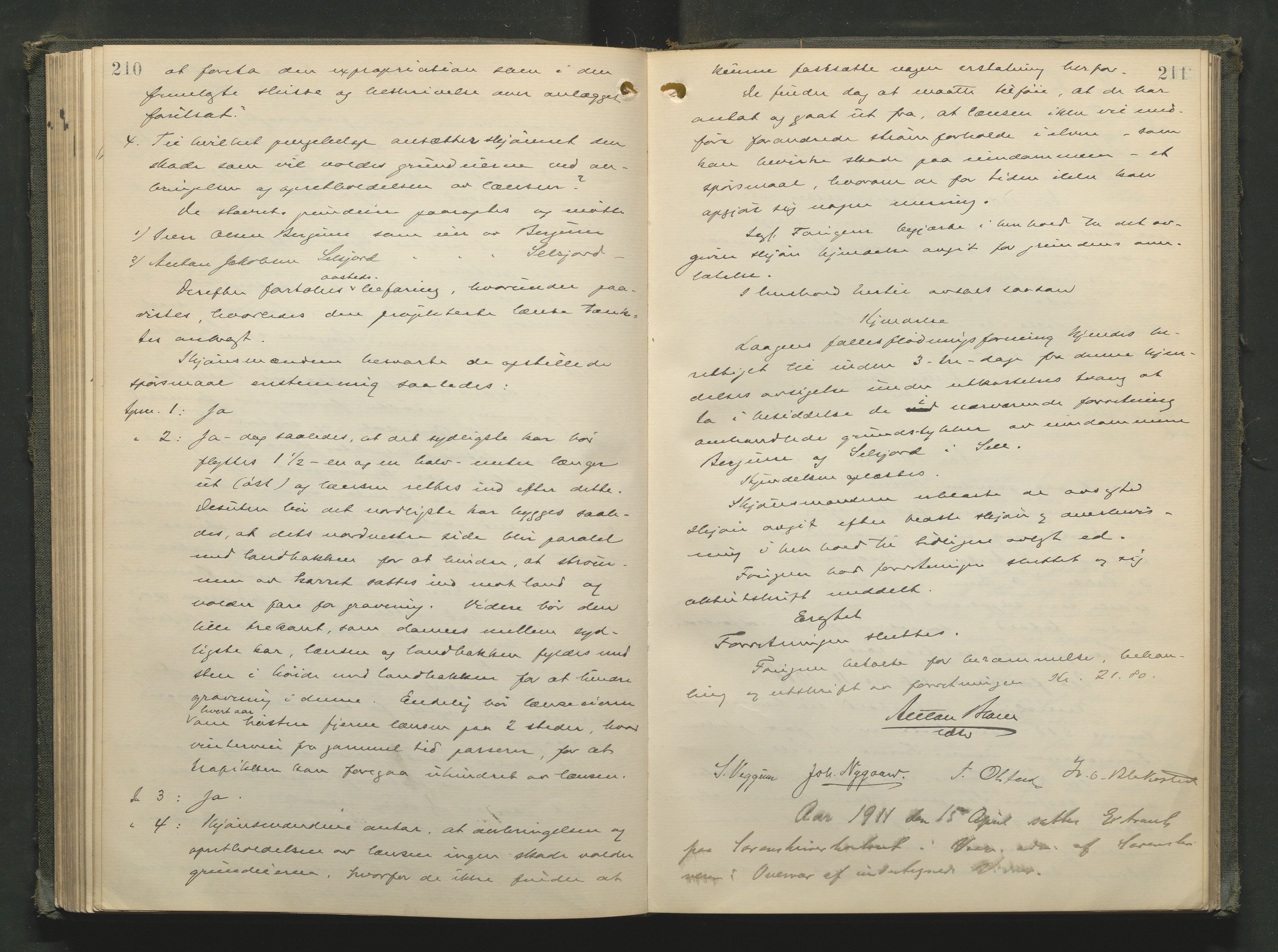 Nord-Gudbrandsdal tingrett, AV/SAH-TING-002/G/Gc/Gcb/L0008: Ekstrarettsprotokoll for åstedssaker, 1909-1913, p. 210-211