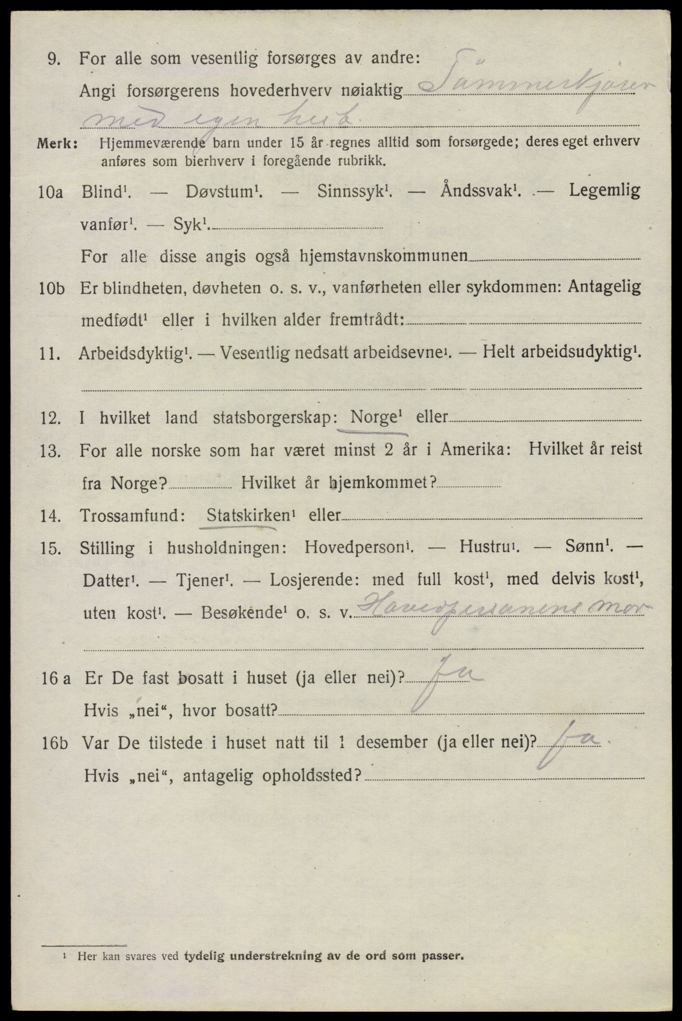 SAO, 1920 census for Høland, 1920, p. 5602