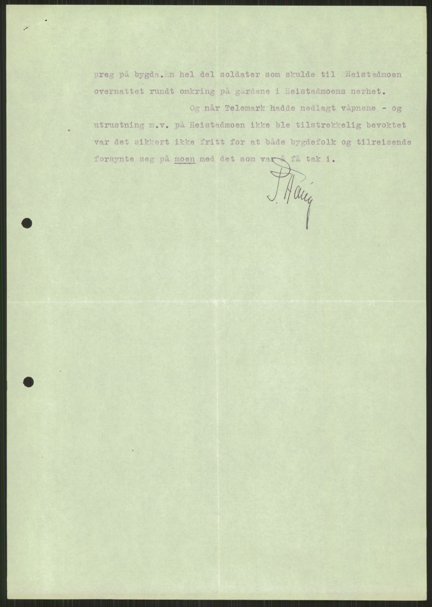 Forsvaret, Forsvarets krigshistoriske avdeling, AV/RA-RAFA-2017/Y/Ya/L0014: II-C-11-31 - Fylkesmenn.  Rapporter om krigsbegivenhetene 1940., 1940, p. 499