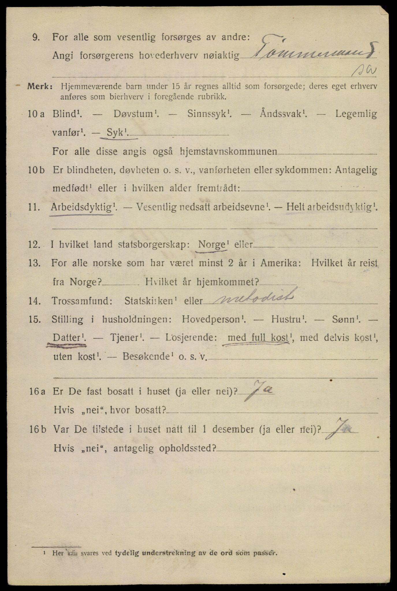 SAKO, 1920 census for Drammen, 1920, p. 36240