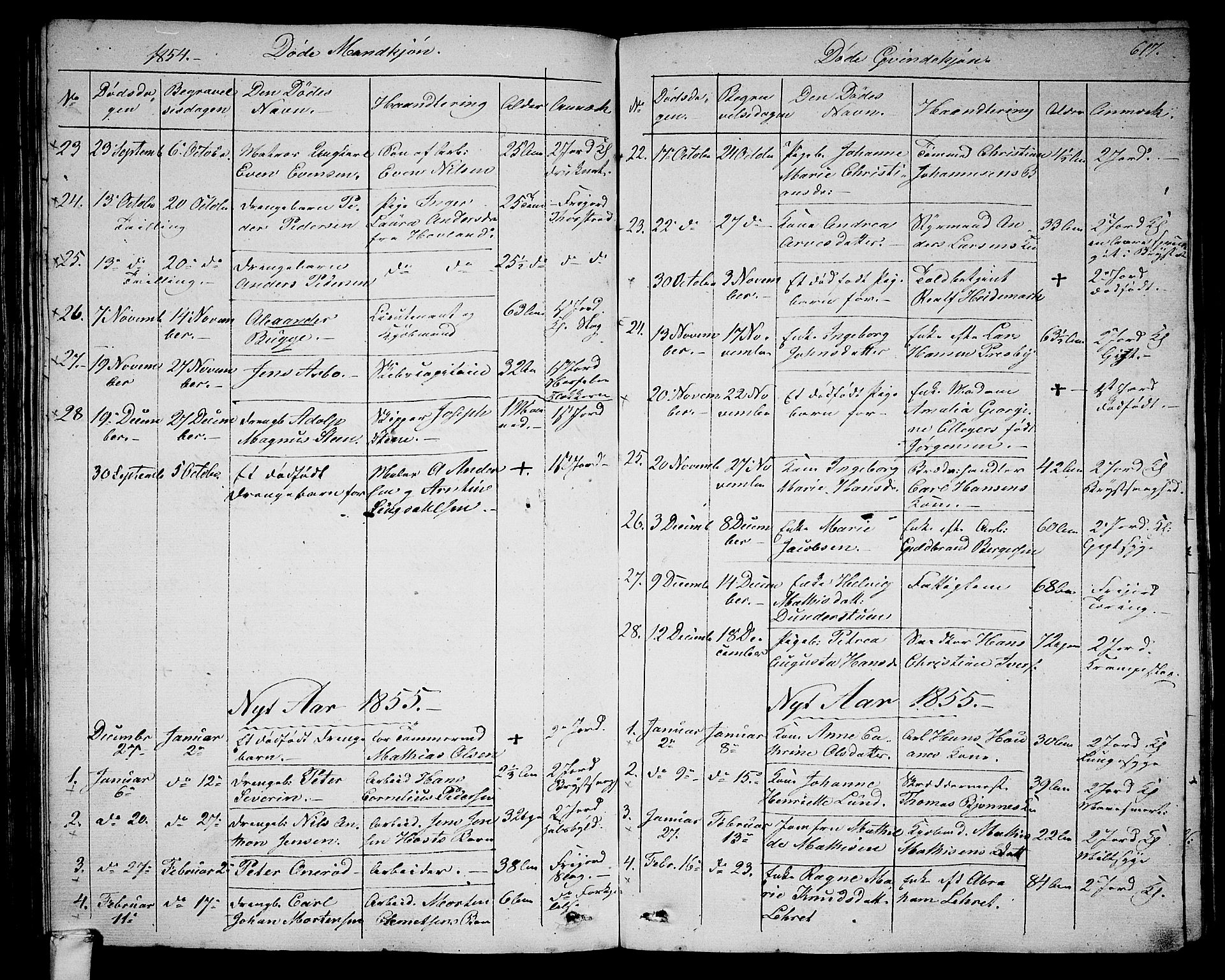 Larvik kirkebøker, SAKO/A-352/G/Ga/L0003b: Parish register (copy) no. I 3B, 1830-1870, p. 617