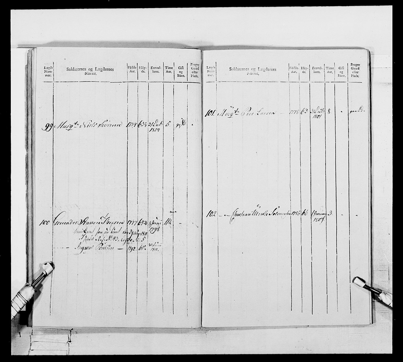 Generalitets- og kommissariatskollegiet, Det kongelige norske kommissariatskollegium, AV/RA-EA-5420/E/Eh/L0111: Vesterlenske nasjonale infanteriregiment, 1810, p. 33