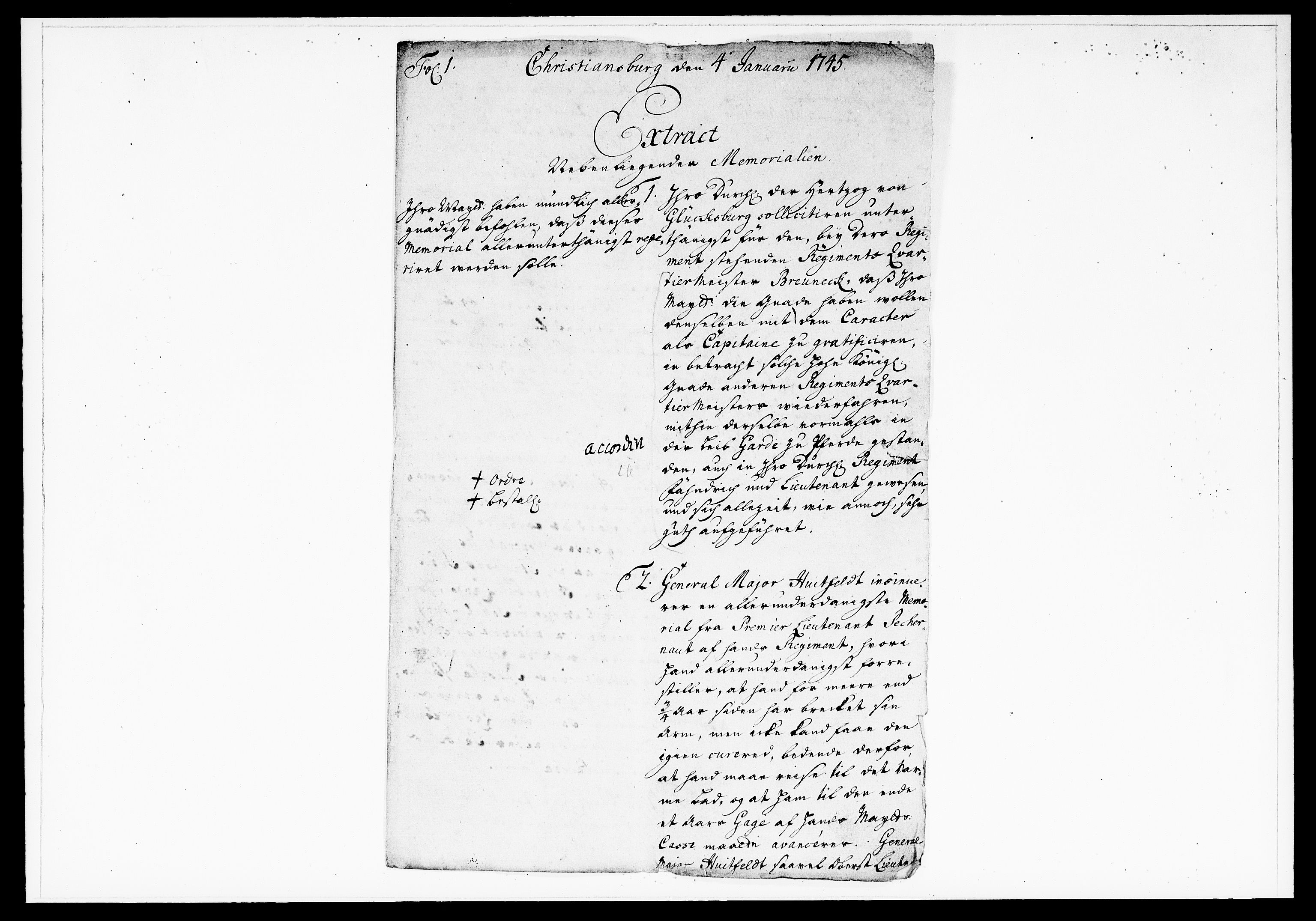 Krigskollegiet, Krigskancelliet, DRA/A-0006/-/1188-1193: Refererede sager, 1745, p. 2