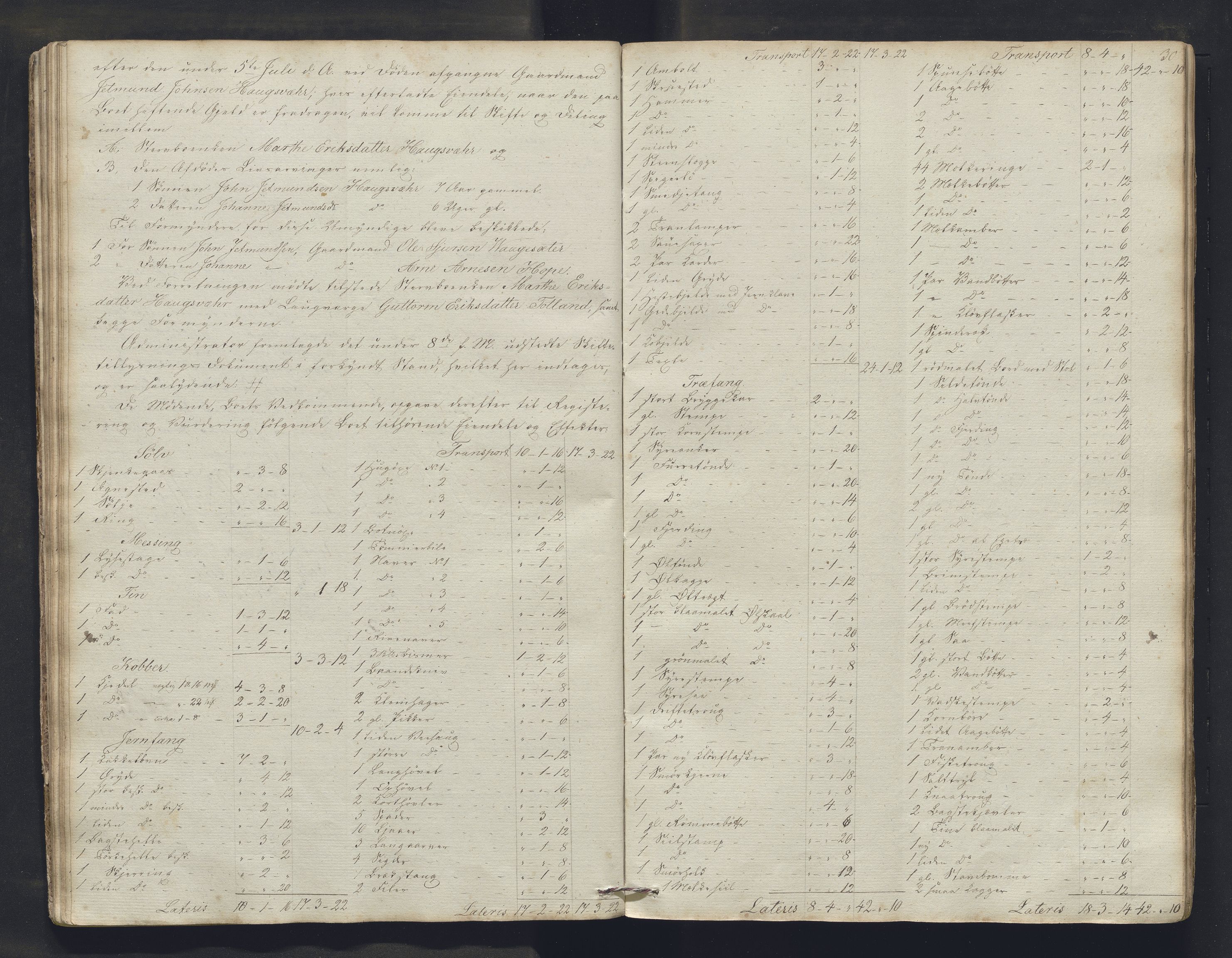 Nordhordland sorenskrivar, AV/SAB-A-2901/1/H/Hb/L0015: Registreringsprotokollar, 1846-1850, p. 30