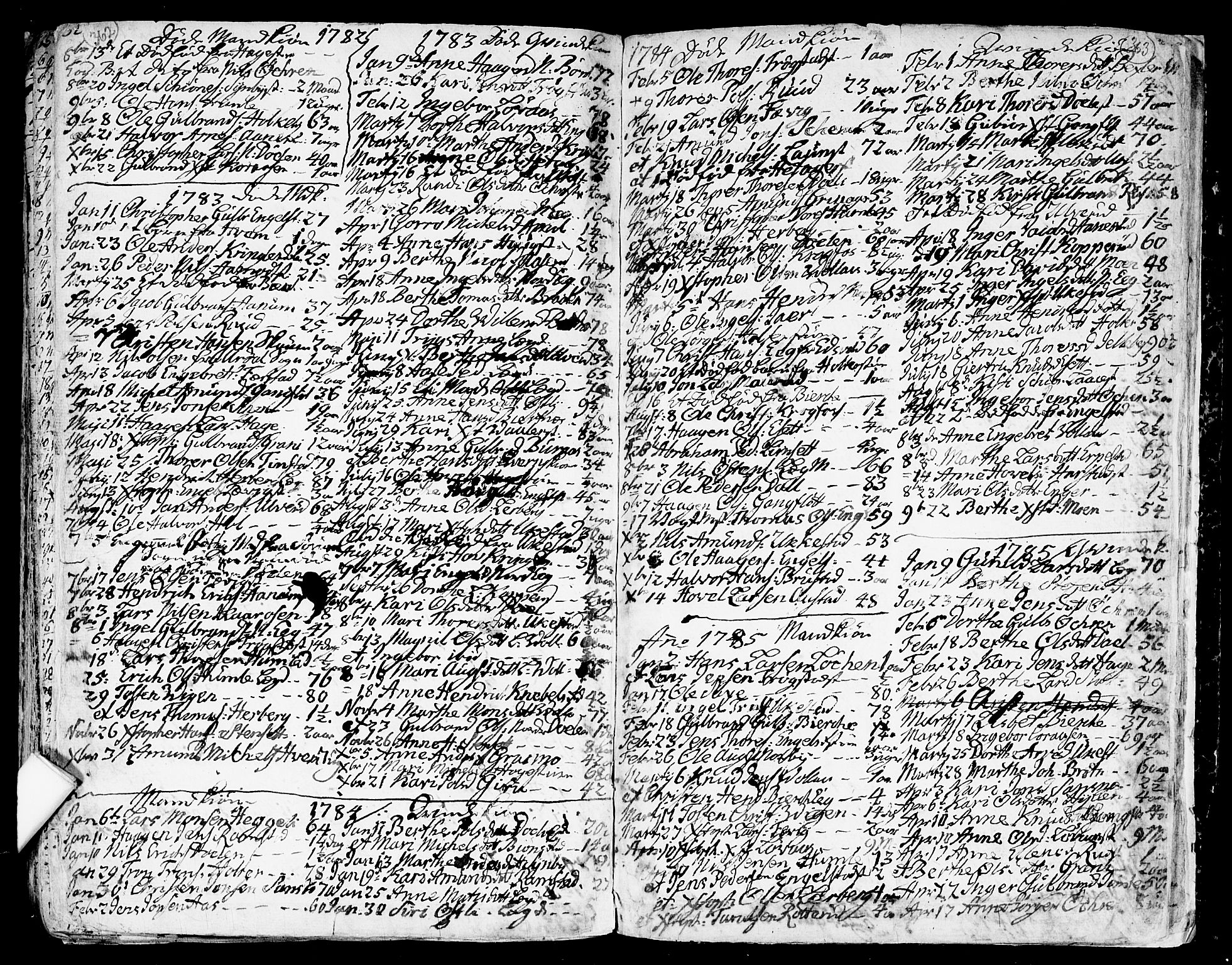 Nannestad prestekontor Kirkebøker, AV/SAO-A-10414a/F/Fa/L0007: Parish register (official) no. I 7, 1754-1791, p. 362-363