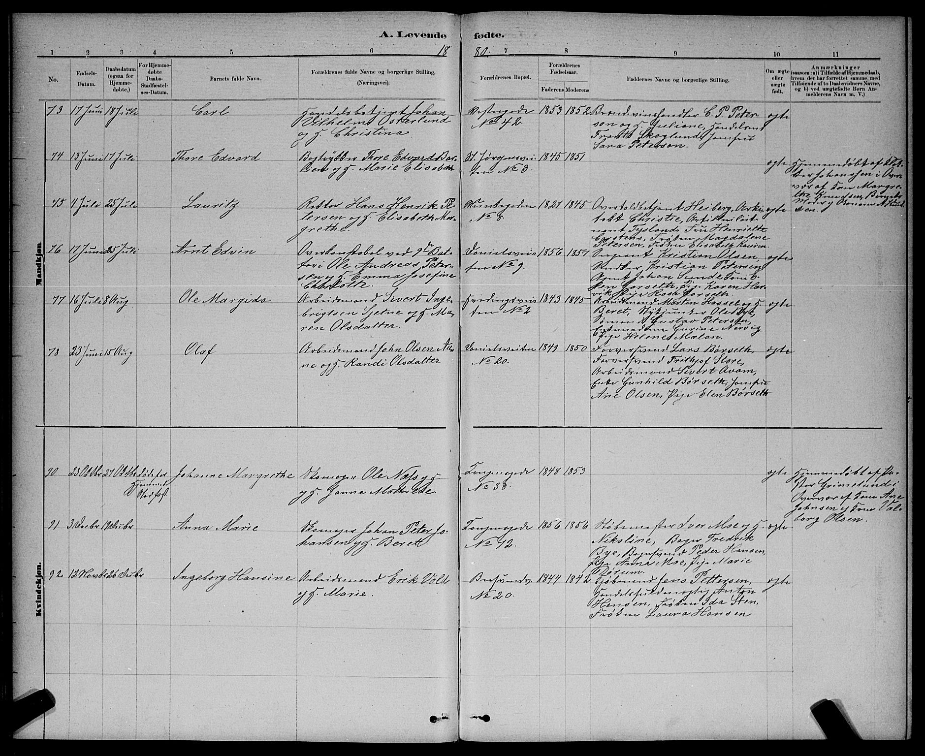 Ministerialprotokoller, klokkerbøker og fødselsregistre - Sør-Trøndelag, AV/SAT-A-1456/601/L0091: Parish register (copy) no. 601C09, 1878-1883