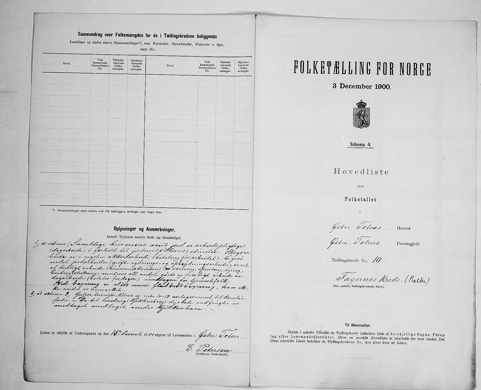 SAH, 1900 census for Østre Toten, 1900, p. 59