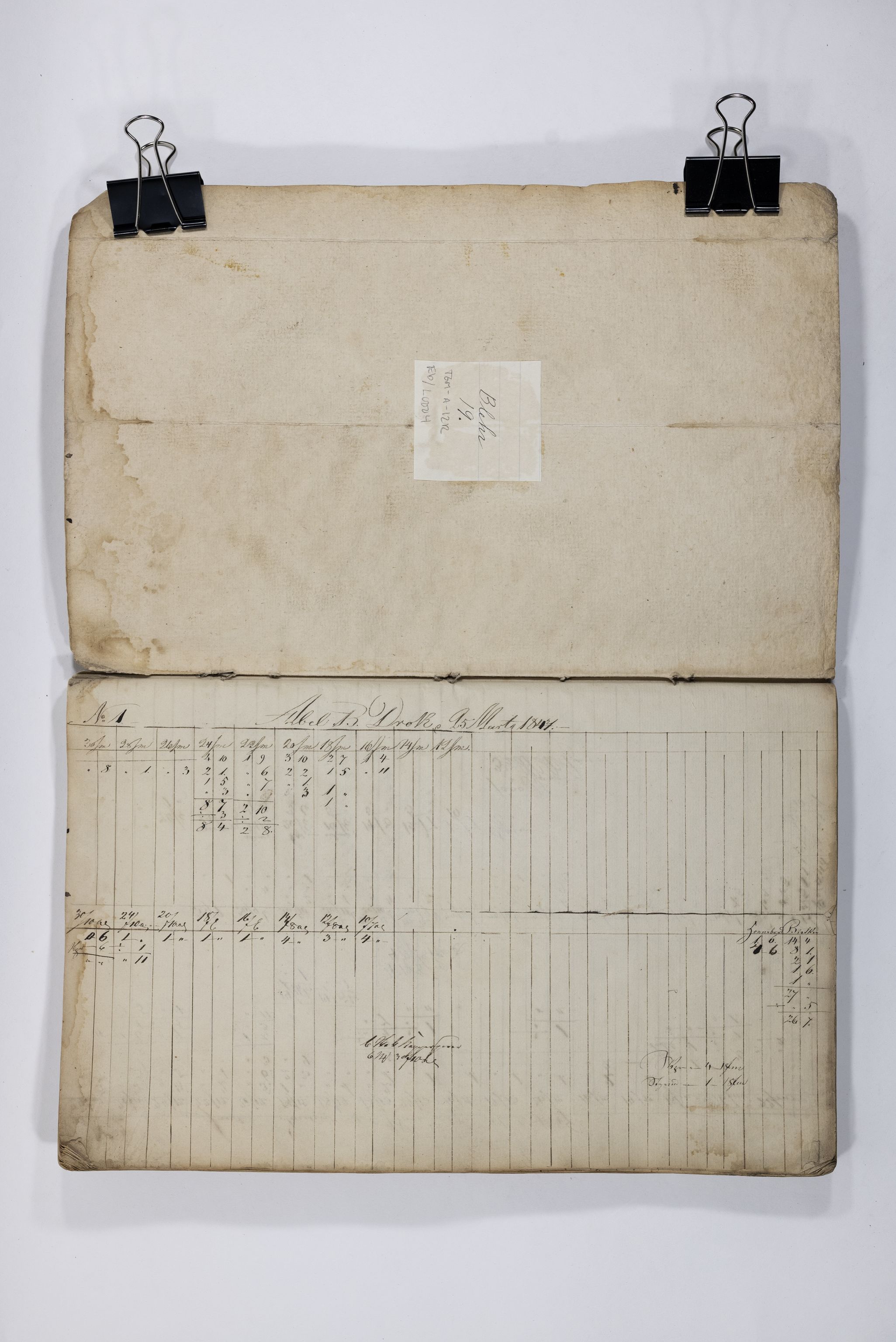 Blehr/ Kjellestad, TEMU/TGM-A-1212/E/Eb/L0004: Ladnings Liste, 1847-1849, p. 2