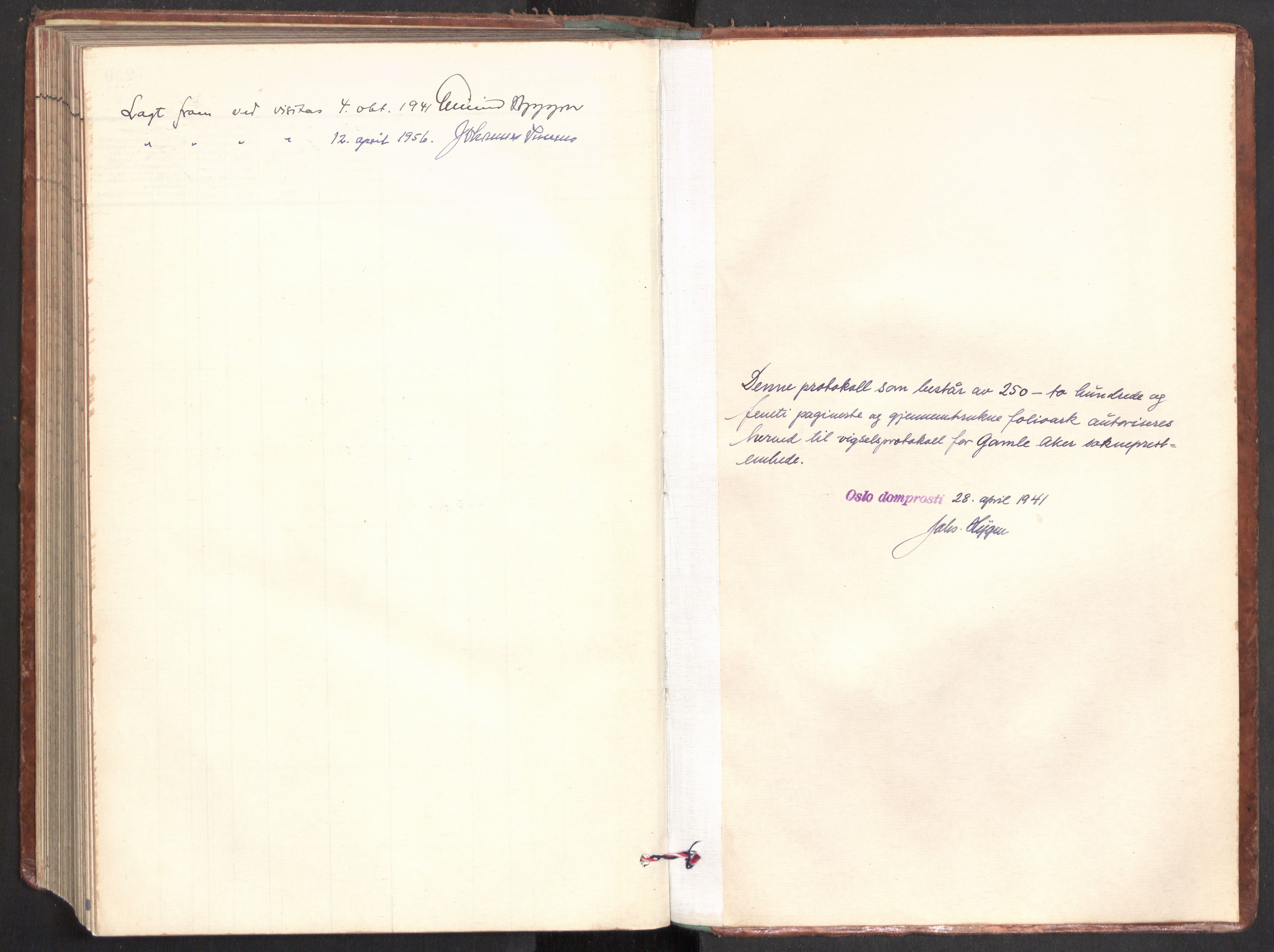 Gamle Aker prestekontor Kirkebøker, AV/SAO-A-10617a/F/L0022: Parish register (official) no. 22, 1941-1952
