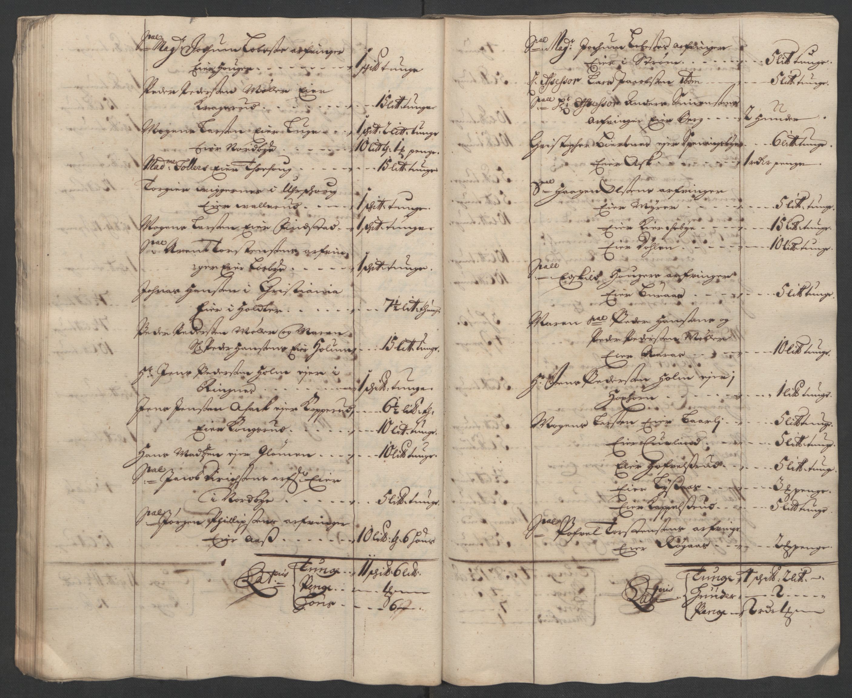 Rentekammeret inntil 1814, Reviderte regnskaper, Fogderegnskap, AV/RA-EA-4092/R11/L0581: Fogderegnskap Nedre Romerike, 1698, p. 154