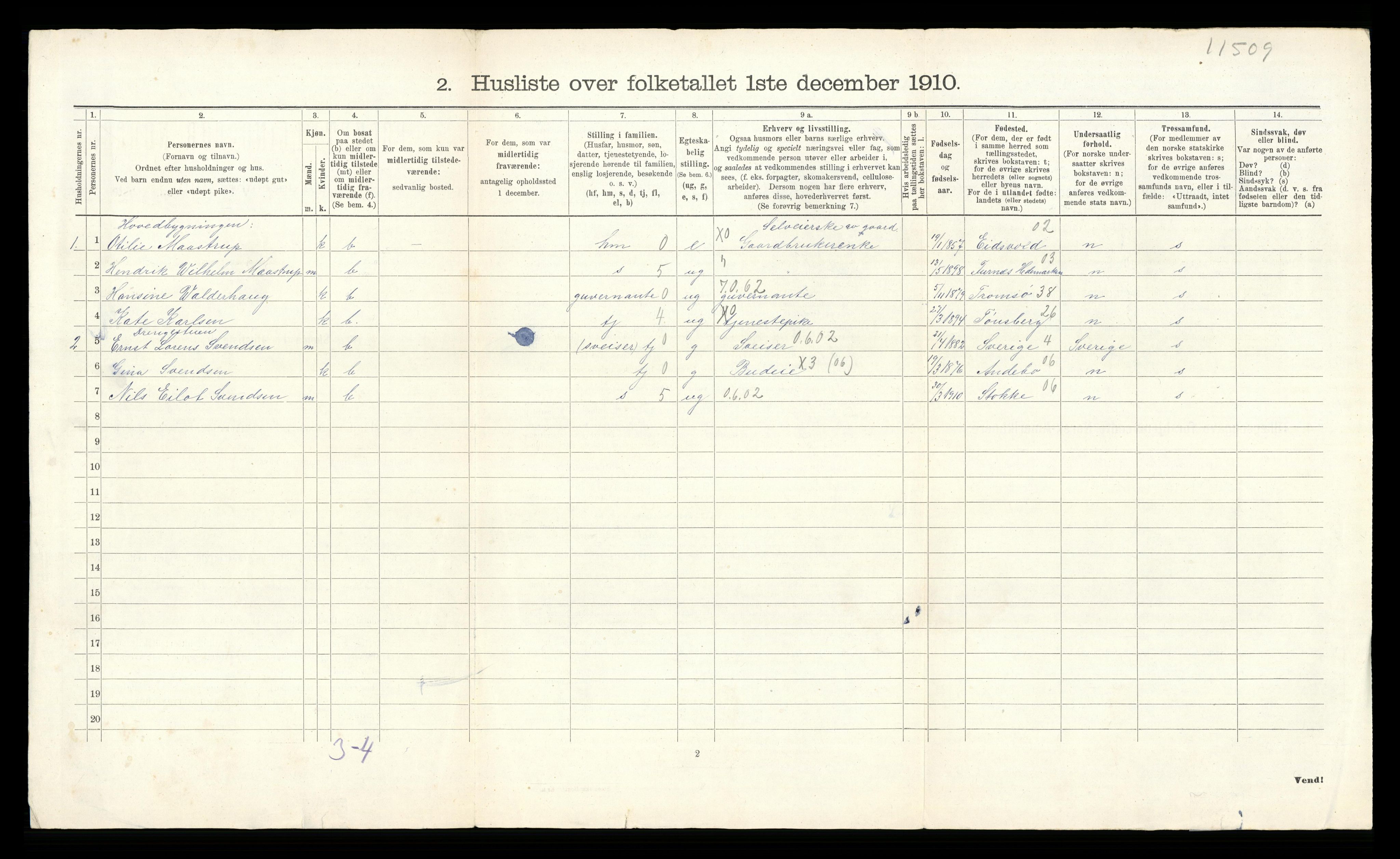 RA, 1910 census for Nøtterøy, 1910, p. 679