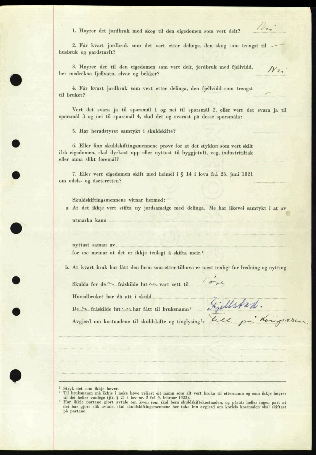 Vest-Telemark sorenskriveri, AV/SAKO-A-134/G/Ga/Gac/L0011: Mortgage book no. A-11, 1950-1950, Diary no: : 349/1950