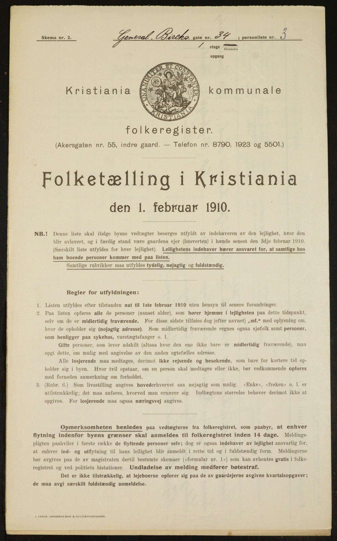 OBA, Municipal Census 1910 for Kristiania, 1910, p. 27741