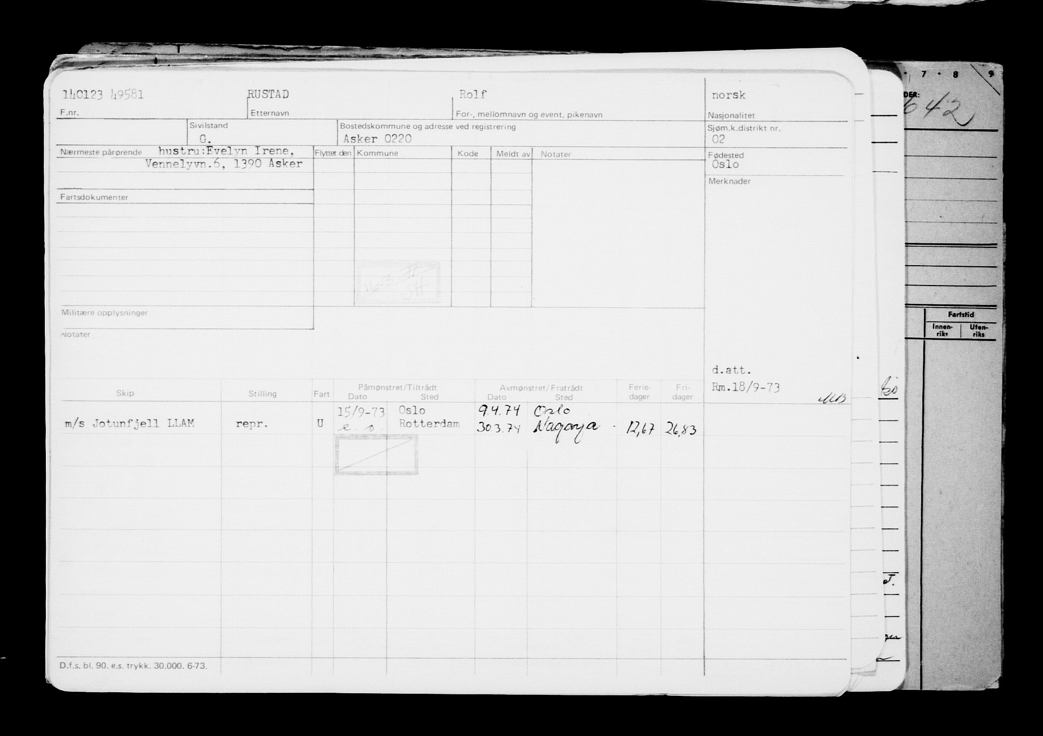 Direktoratet for sjømenn, AV/RA-S-3545/G/Gb/L0214: Hovedkort, 1923, p. 403