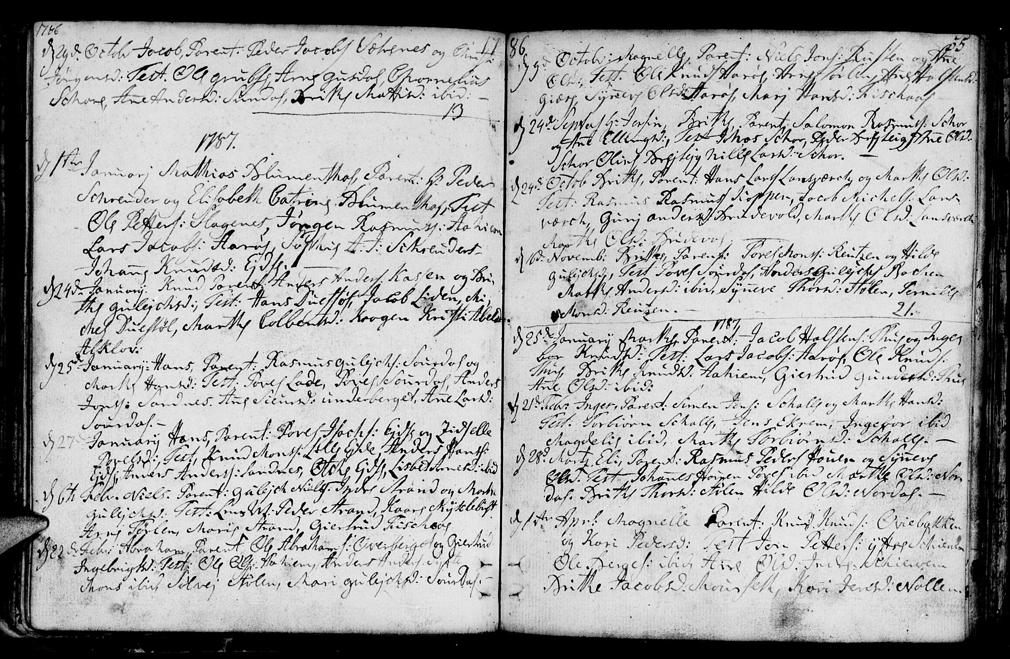 Ministerialprotokoller, klokkerbøker og fødselsregistre - Møre og Romsdal, AV/SAT-A-1454/501/L0002: Parish register (official) no. 501A02, 1760-1816, p. 55