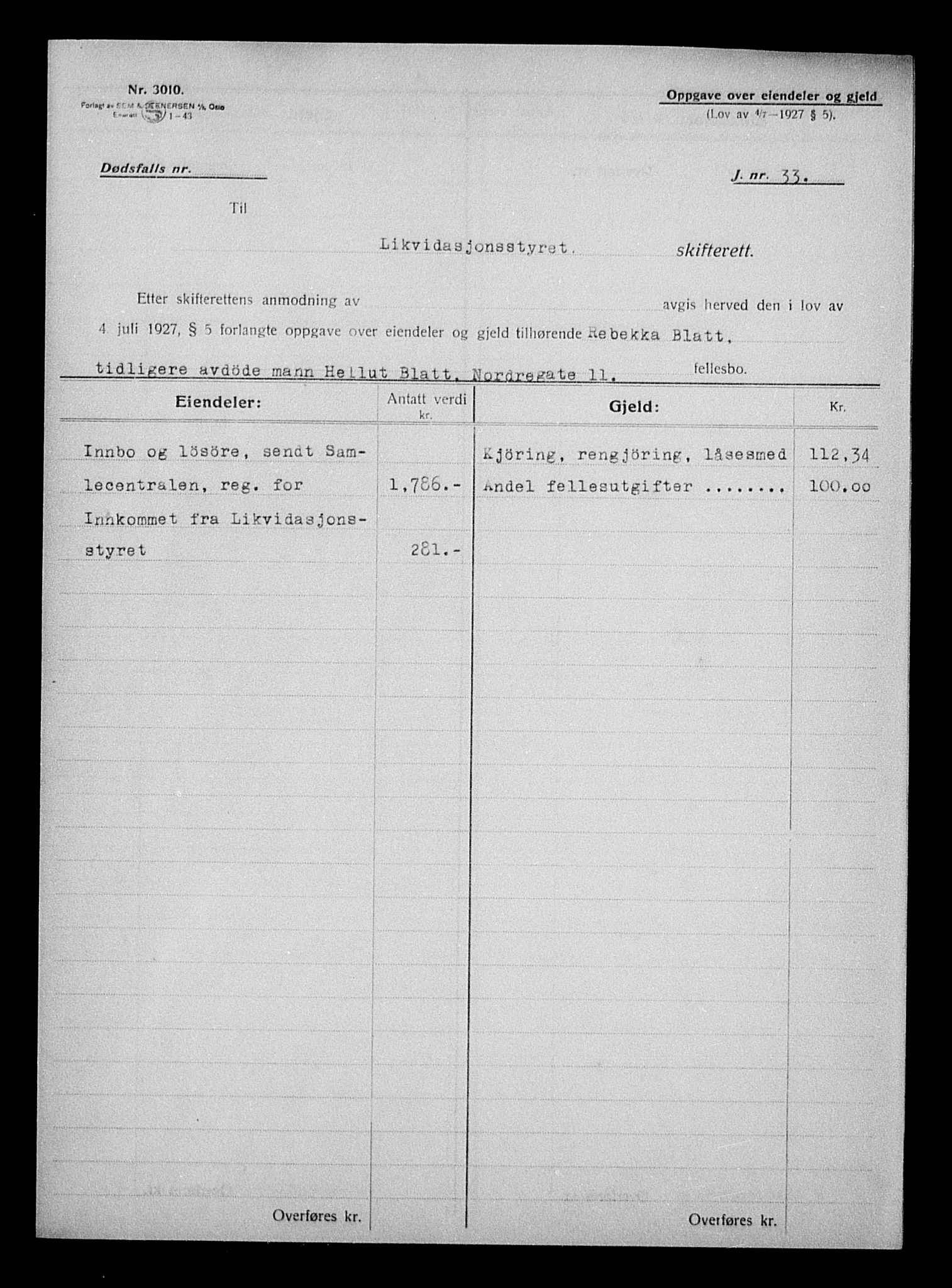 Justisdepartementet, Tilbakeføringskontoret for inndratte formuer, AV/RA-S-1564/H/Hc/Hcc/L0925: --, 1945-1947, p. 770