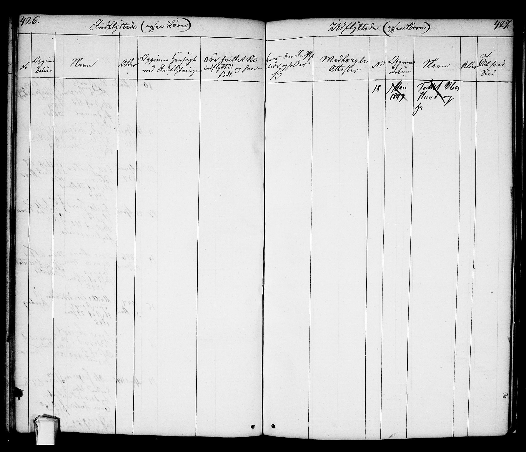 Borge prestekontor Kirkebøker, AV/SAO-A-10903/F/Fa/L0004: Parish register (official) no. I 4, 1836-1848, p. 426-427