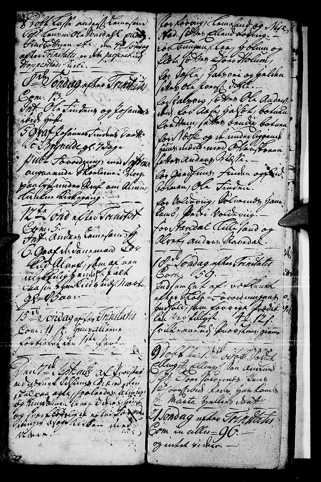 Vik sokneprestembete, AV/SAB-A-81501/H/Haa/Haaa/L0001: Parish register (official) no. A 1 / 2, 1727-1739