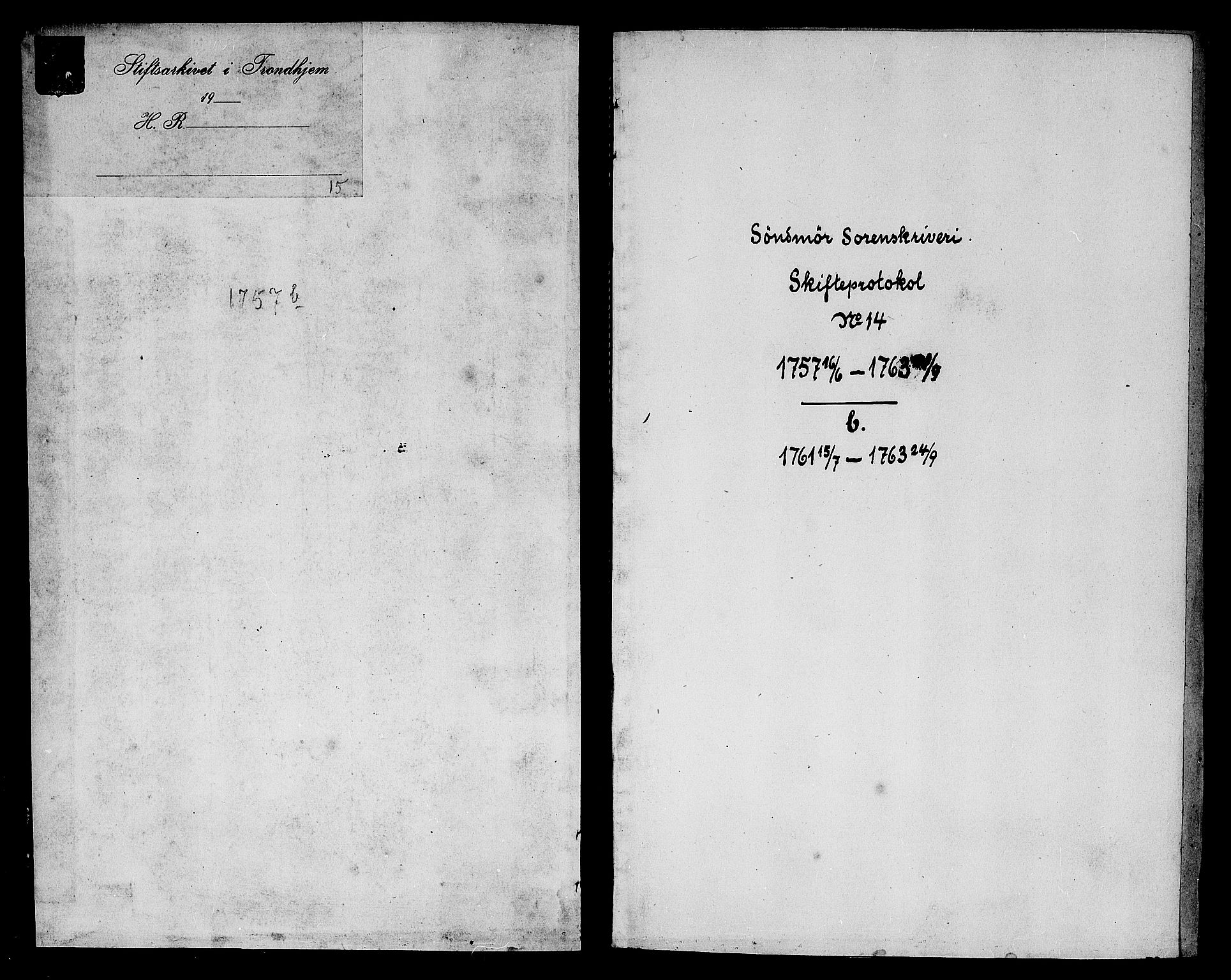 Sunnmøre sorenskriveri, SAT/A-0005/3/3A/L0020: Skifteprotokoll 14B, 1761-1763