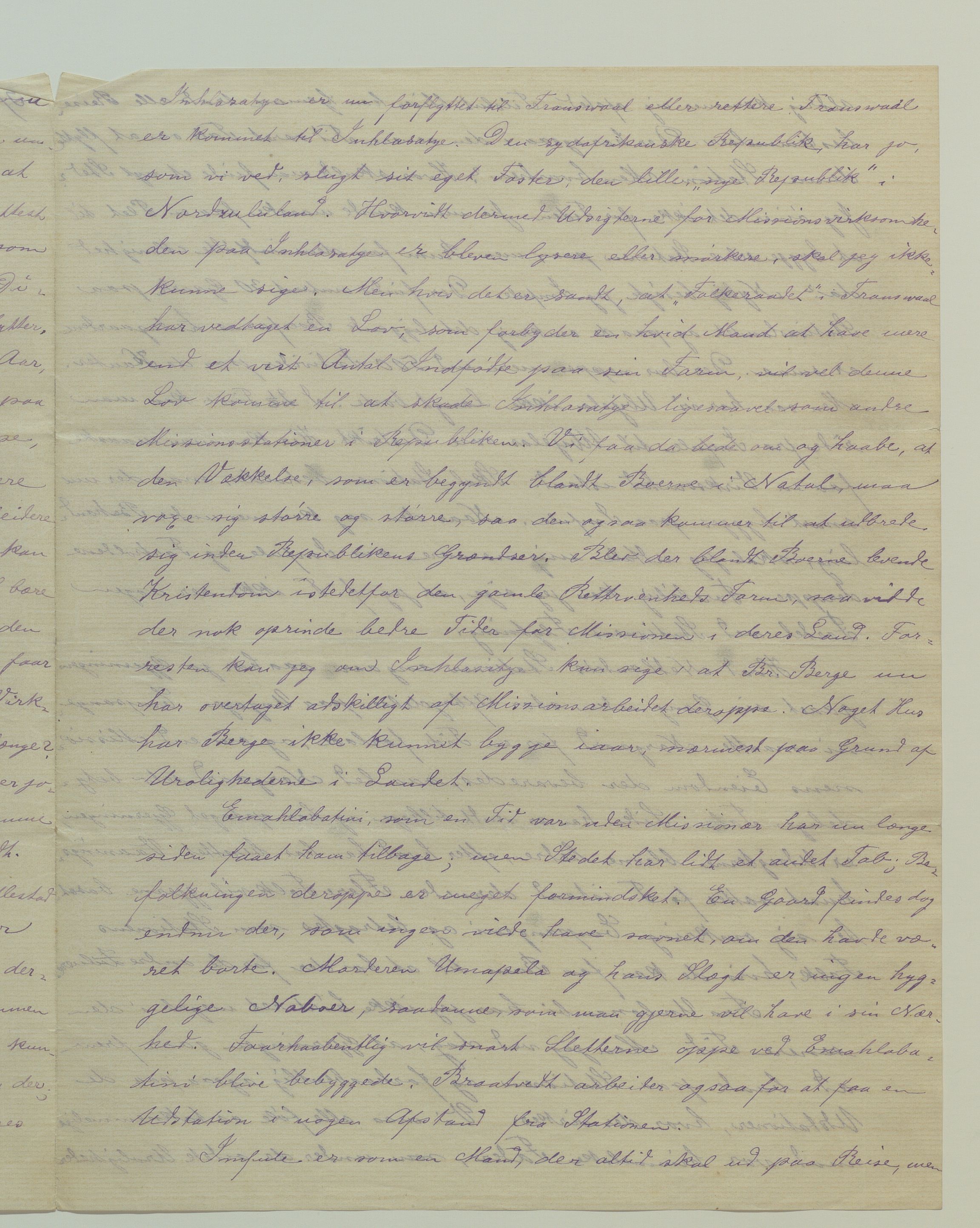 Det Norske Misjonsselskap - hovedadministrasjonen, VID/MA-A-1045/D/Da/Daa/L0037/0007: Konferansereferat og årsberetninger / Konferansereferat fra Sør-Afrika., 1888