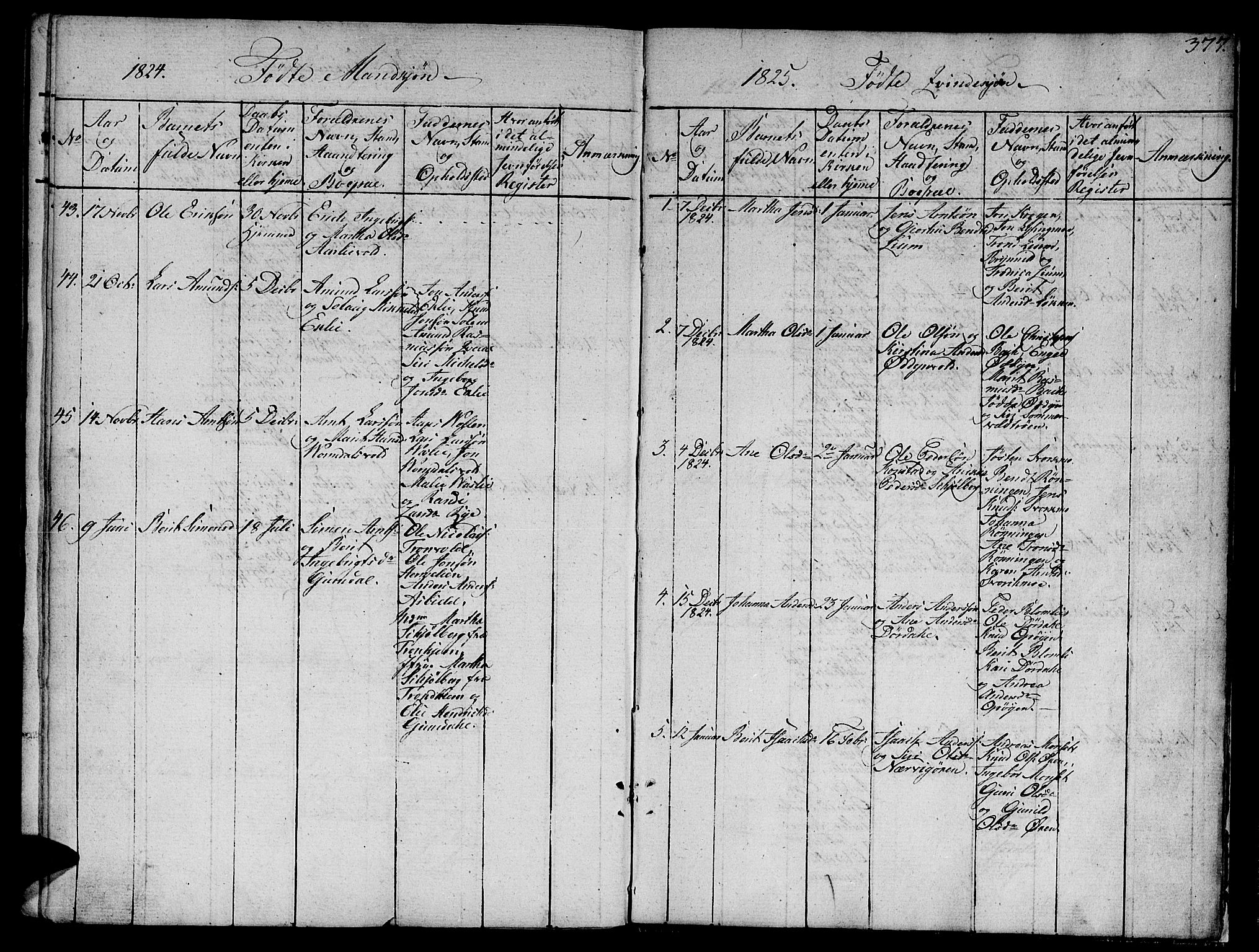 Ministerialprotokoller, klokkerbøker og fødselsregistre - Sør-Trøndelag, SAT/A-1456/668/L0803: Parish register (official) no. 668A03, 1800-1826, p. 377