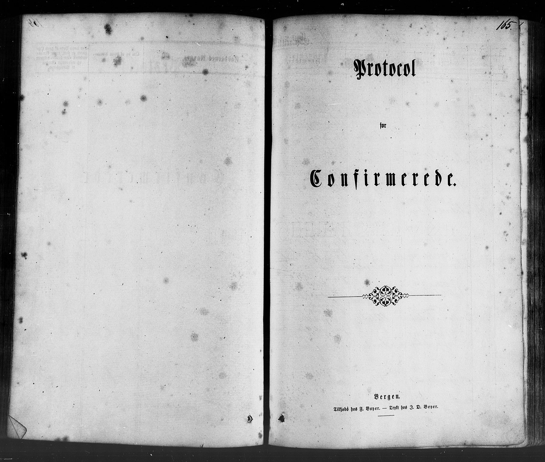 Lavik sokneprestembete, SAB/A-80901: Parish register (official) no. A 4, 1864-1881, p. 165