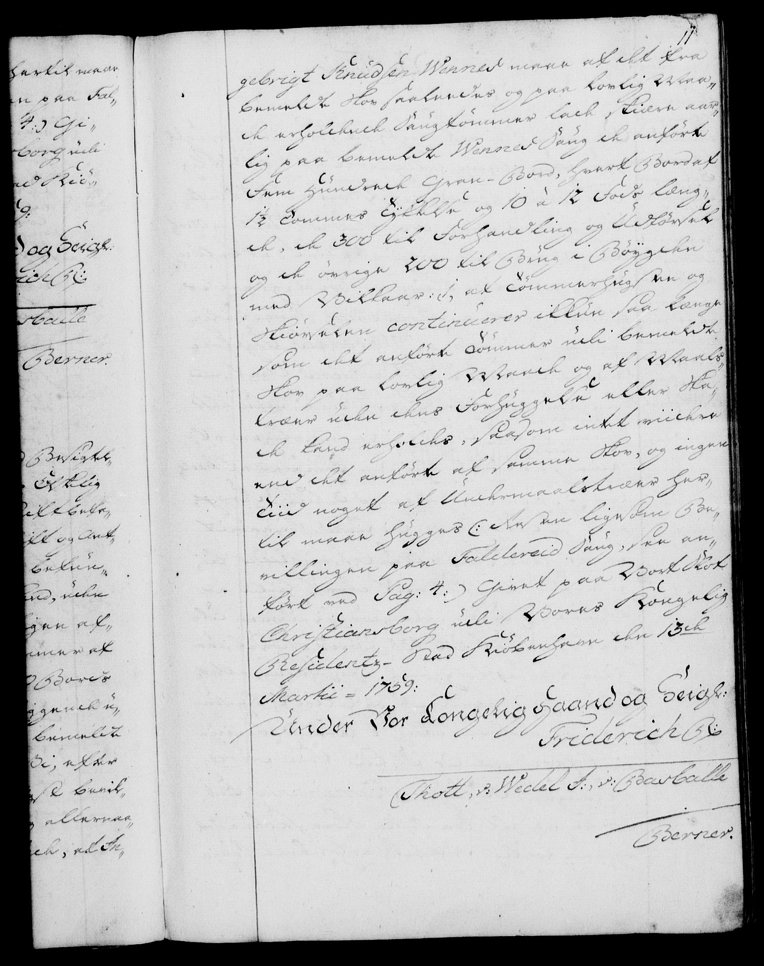 Rentekammeret, Kammerkanselliet, AV/RA-EA-3111/G/Gg/Gga/L0007: Norsk ekspedisjonsprotokoll med register (merket RK 53.7), 1759-1768, p. 11