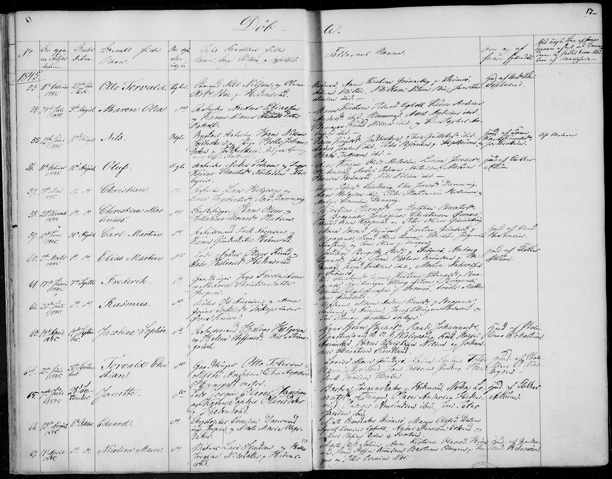 Skoger kirkebøker, AV/SAKO-A-59/F/Fa/L0003: Parish register (official) no. I 3, 1842-1861, p. 17