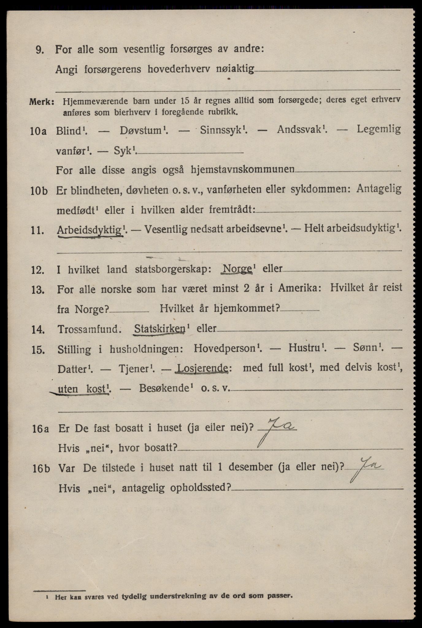 SAKO, 1920 census for Hjartdal, 1920, p. 5073