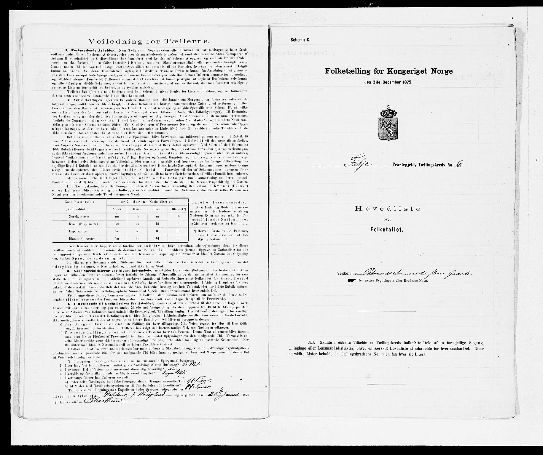 SAB, 1875 census for 1222P Fitjar, 1875, p. 12