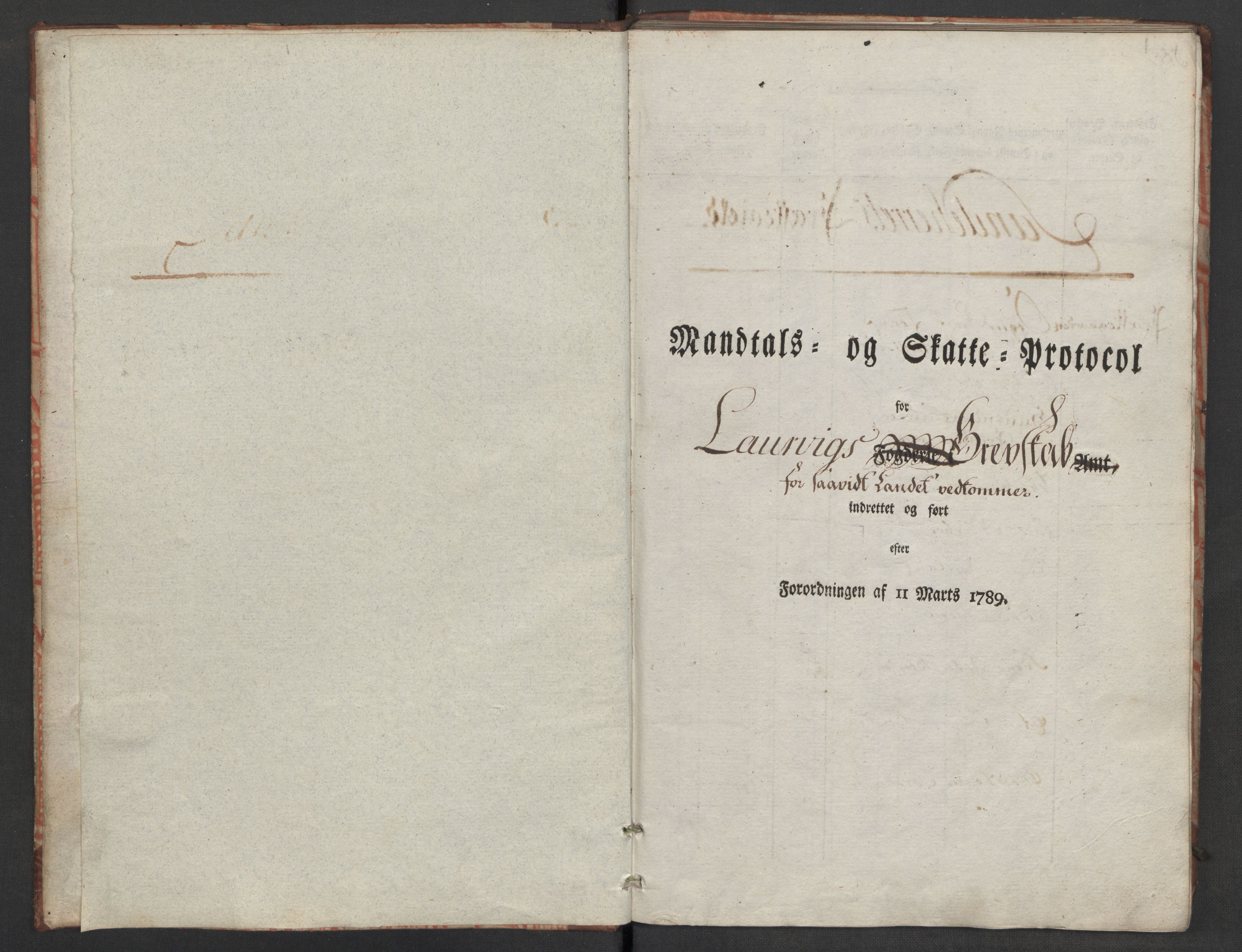 Rentekammeret inntil 1814, Reviderte regnskaper, Mindre regnskaper, AV/RA-EA-4068/Rf/Rfe/L0021: Larvik grevskap, Lista fogderi, 1789, p. 79