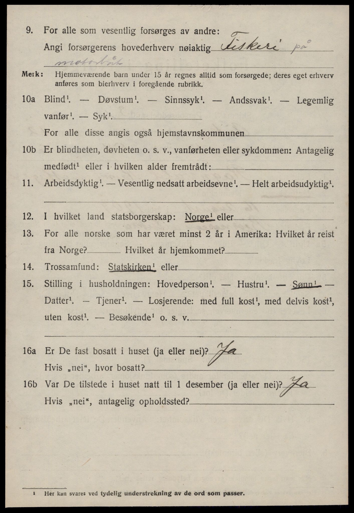 SAT, 1920 census for Aukra, 1920, p. 5474