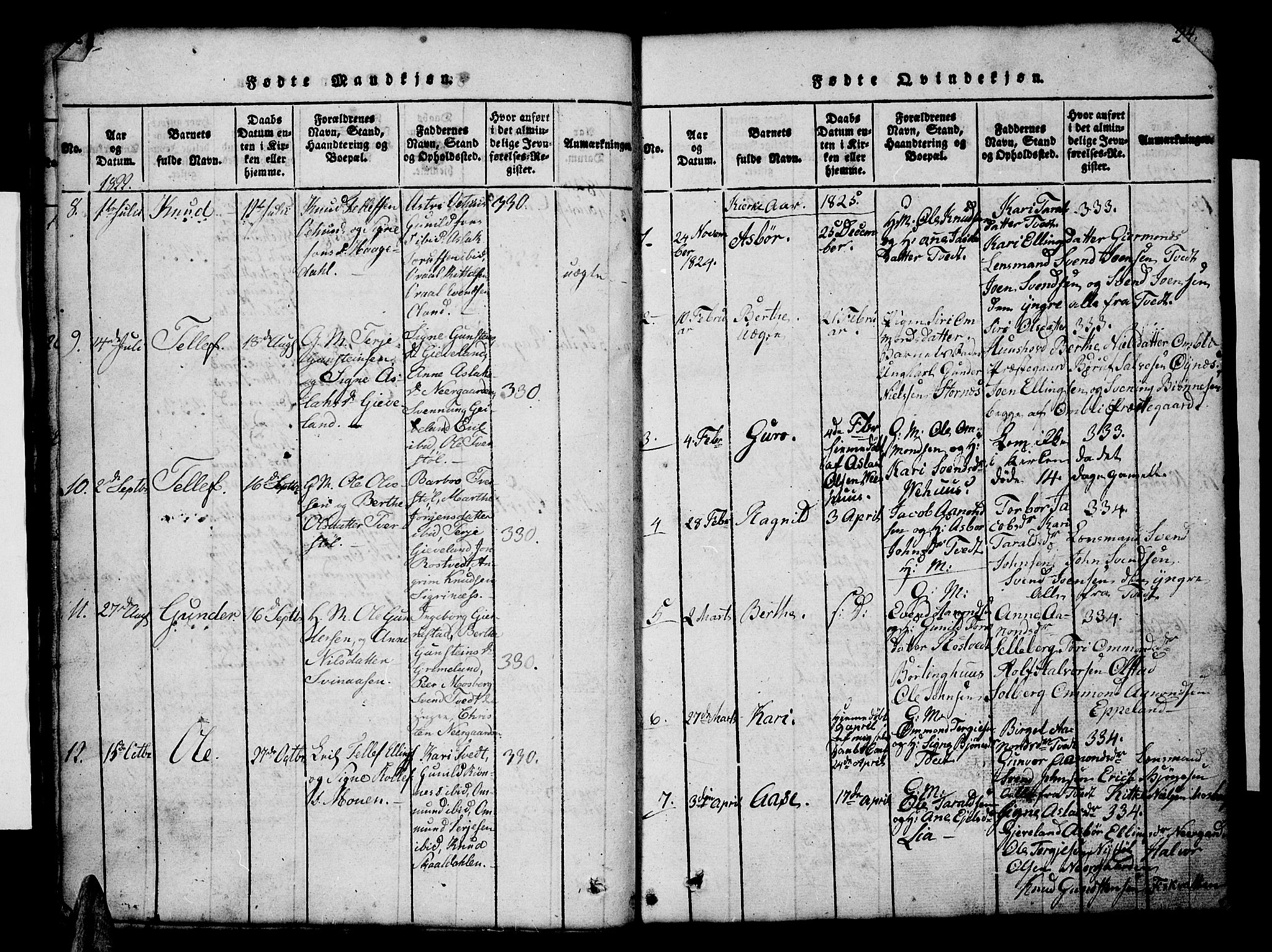 Åmli sokneprestkontor, AV/SAK-1111-0050/F/Fb/Fbc/L0001: Parish register (copy) no. B 1, 1816-1867, p. 23