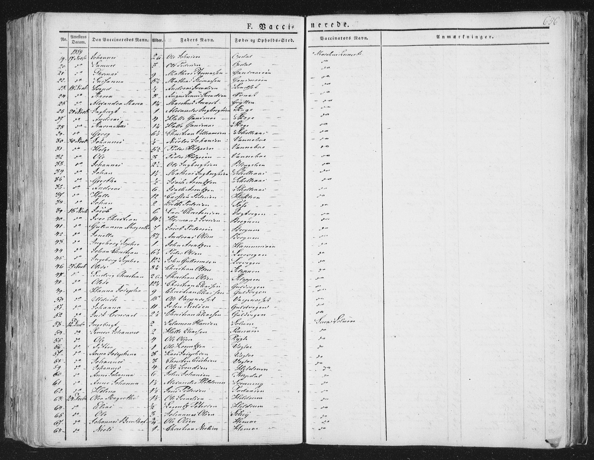 Ministerialprotokoller, klokkerbøker og fødselsregistre - Nord-Trøndelag, SAT/A-1458/764/L0552: Parish register (official) no. 764A07b, 1824-1865, p. 656